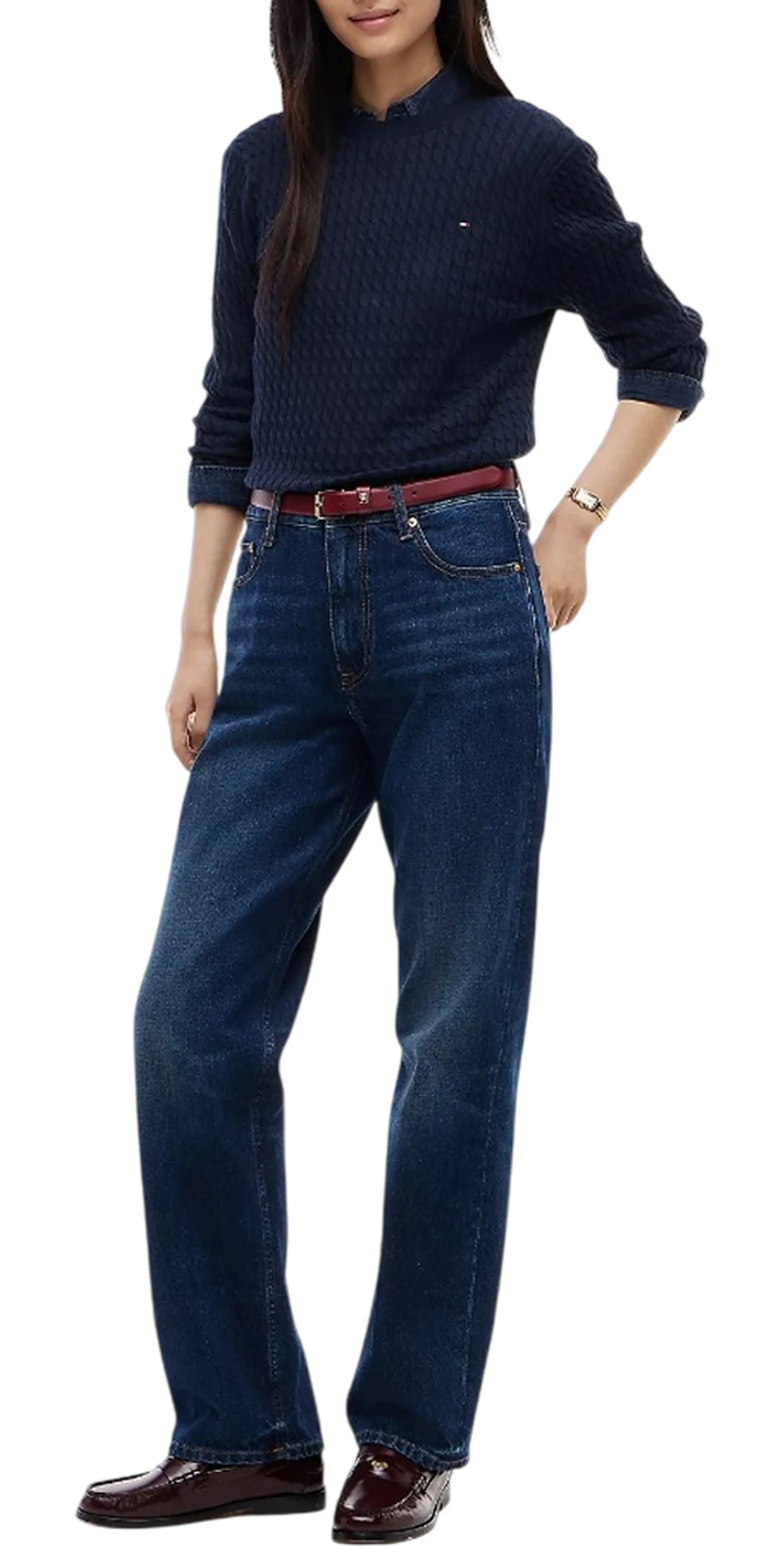 Tommy Hilfiger Maglia Blu Scuro Ww0Ww44993 185325