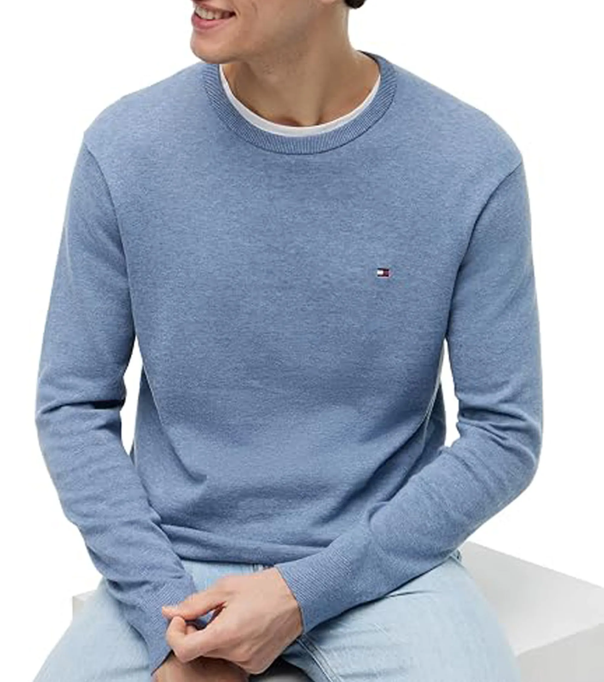 Tommy Hilfiger Maglia Carta Da Zucchero Mw0Mw39999 185195