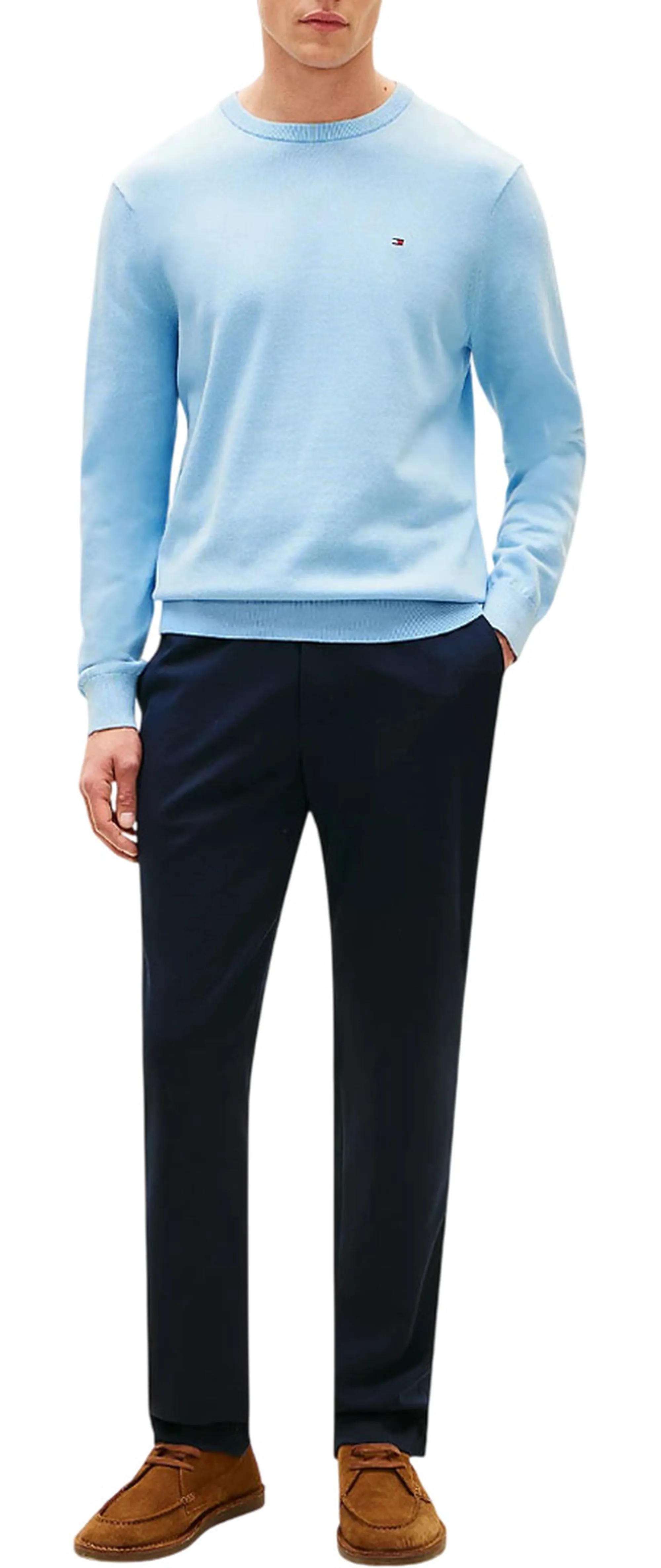 Tommy Hilfiger B'Sweater ' Light Blue Mw0Mw39999 170929