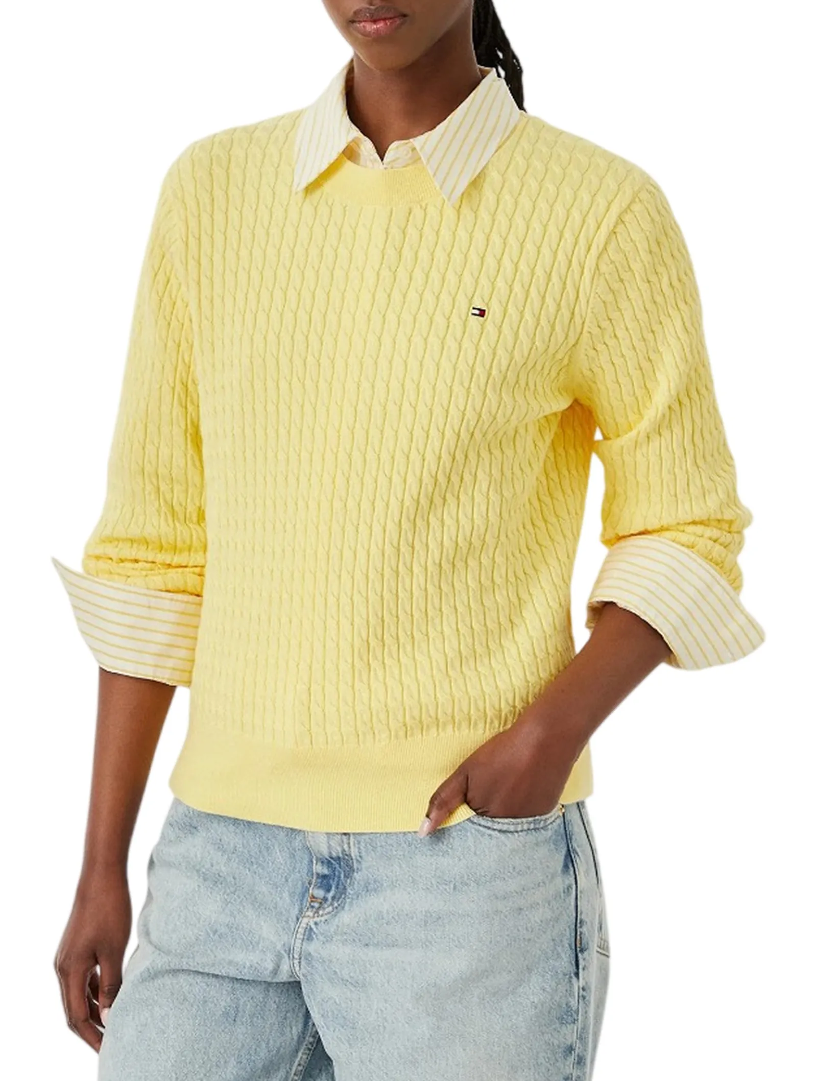 Tommy Hilfiger Maglia Giallo Ww0Ww44993 185327