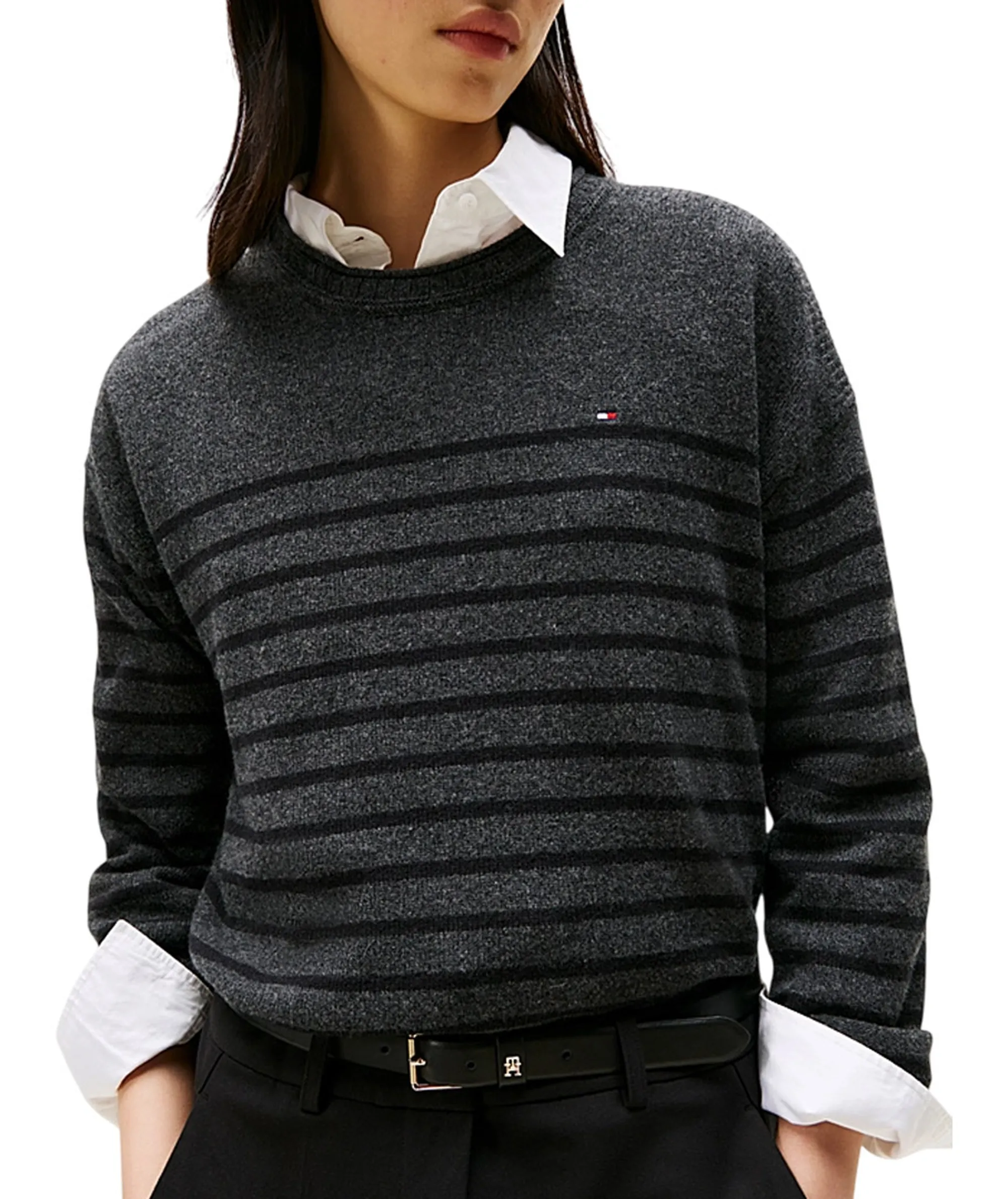 Tommy Hilfiger B'Sweater ' Grey Ww0Ww46438 164183