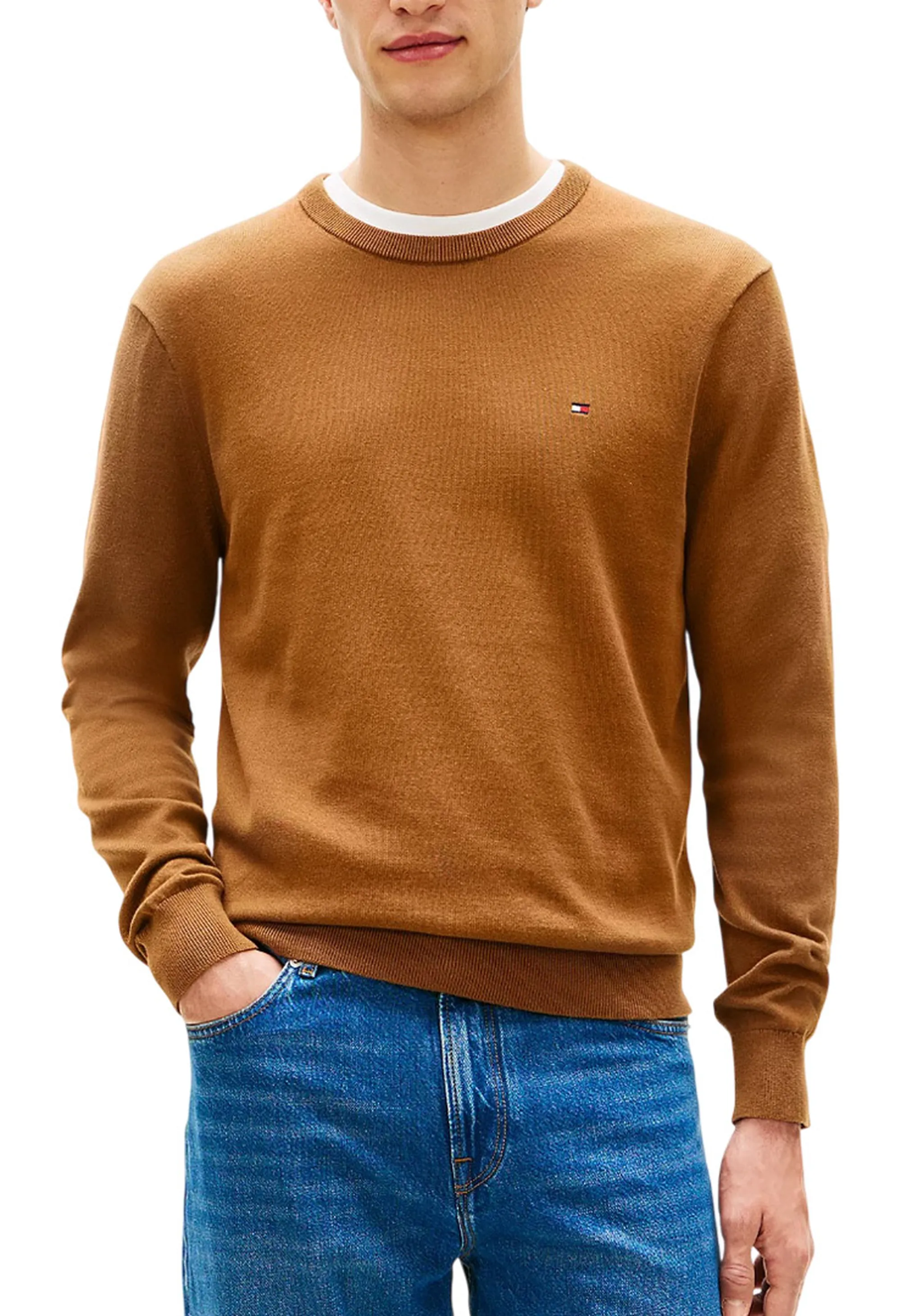 Tommy Hilfiger B'Sweater ' Light Brown Mw0Mw39999 170913