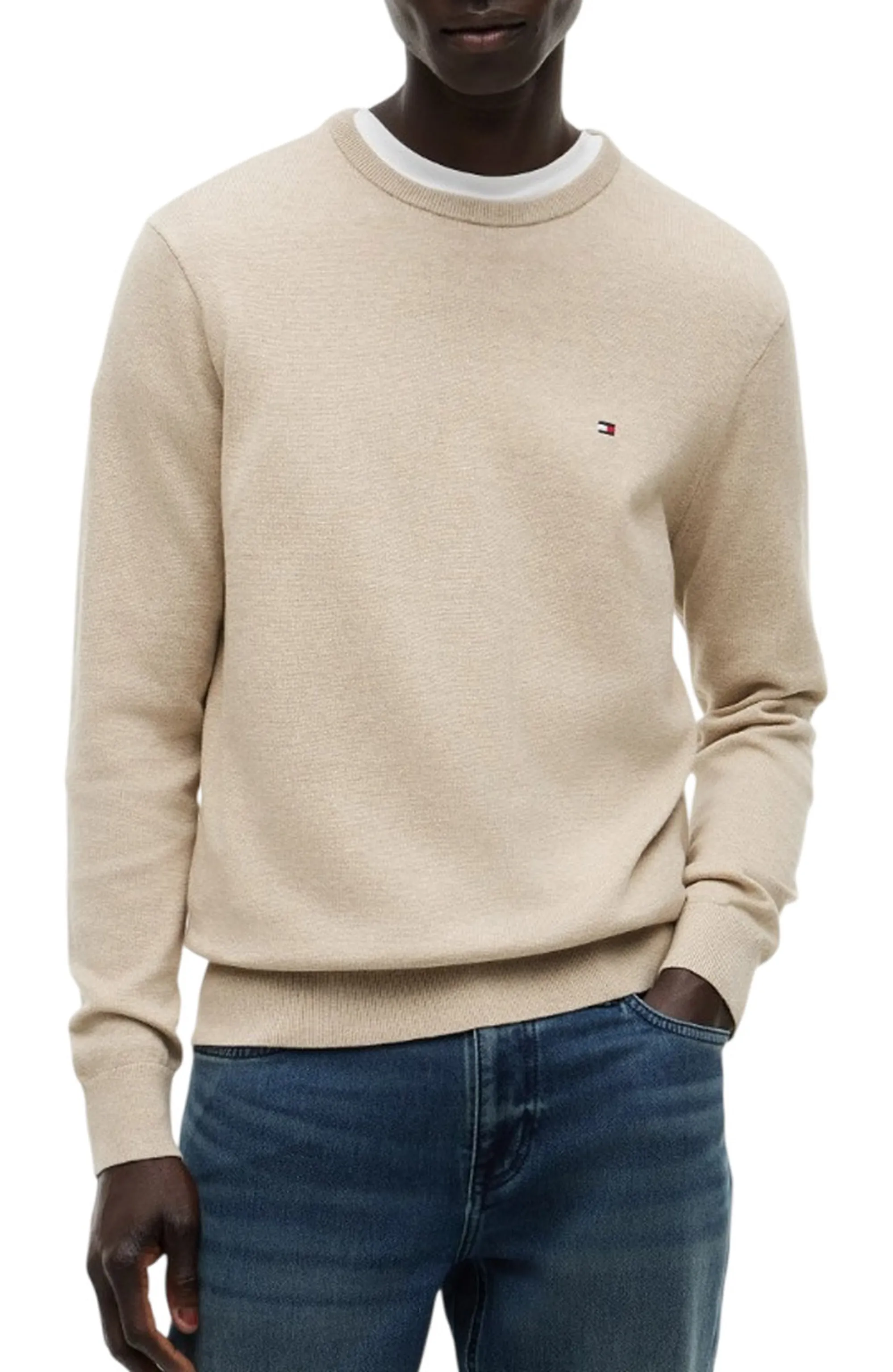 Tommy Hilfiger Maglia Sabbia Mw0Mw39999 185188