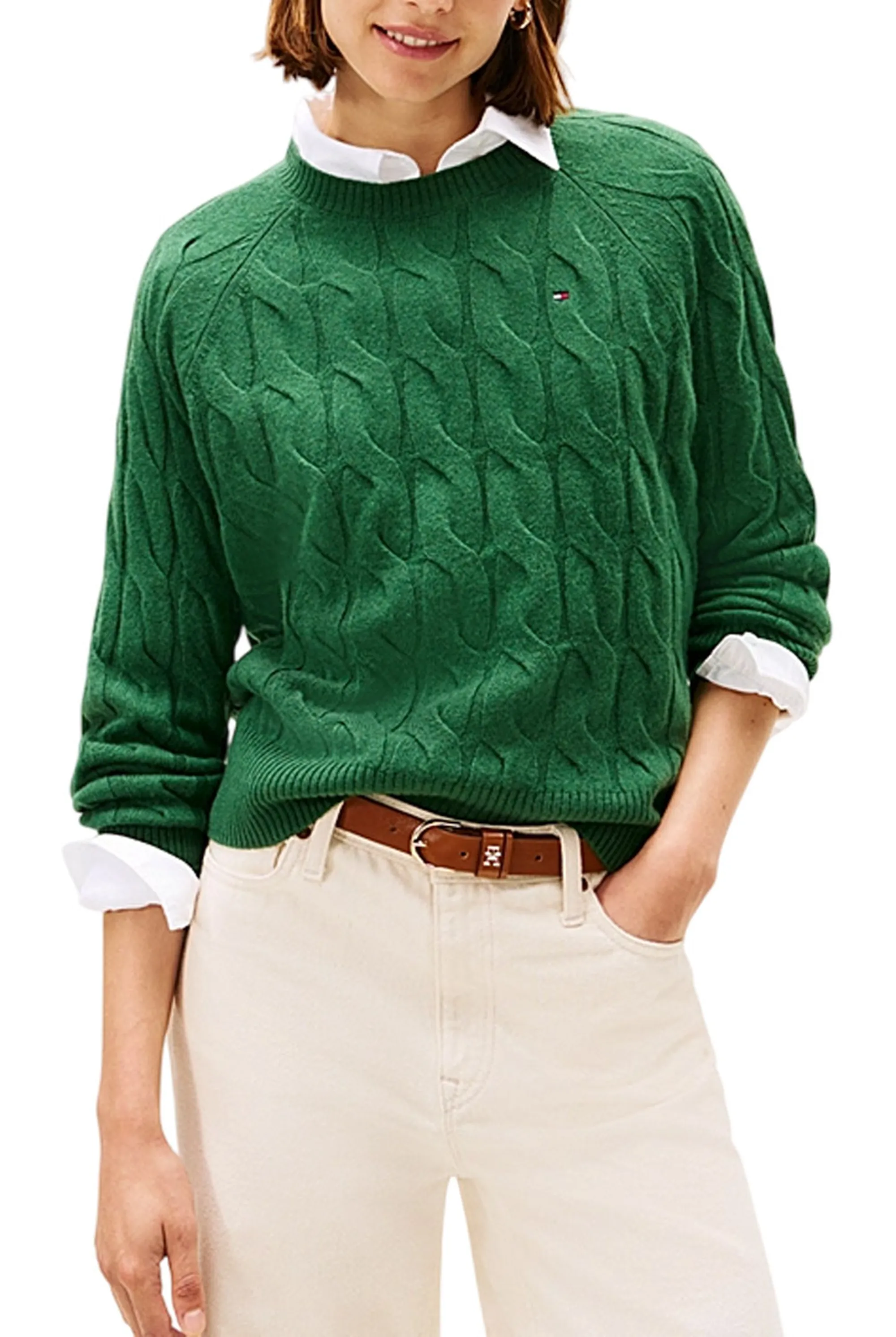 Tommy Hilfiger B'Sweater ' Green Ww0Ww48394 164206