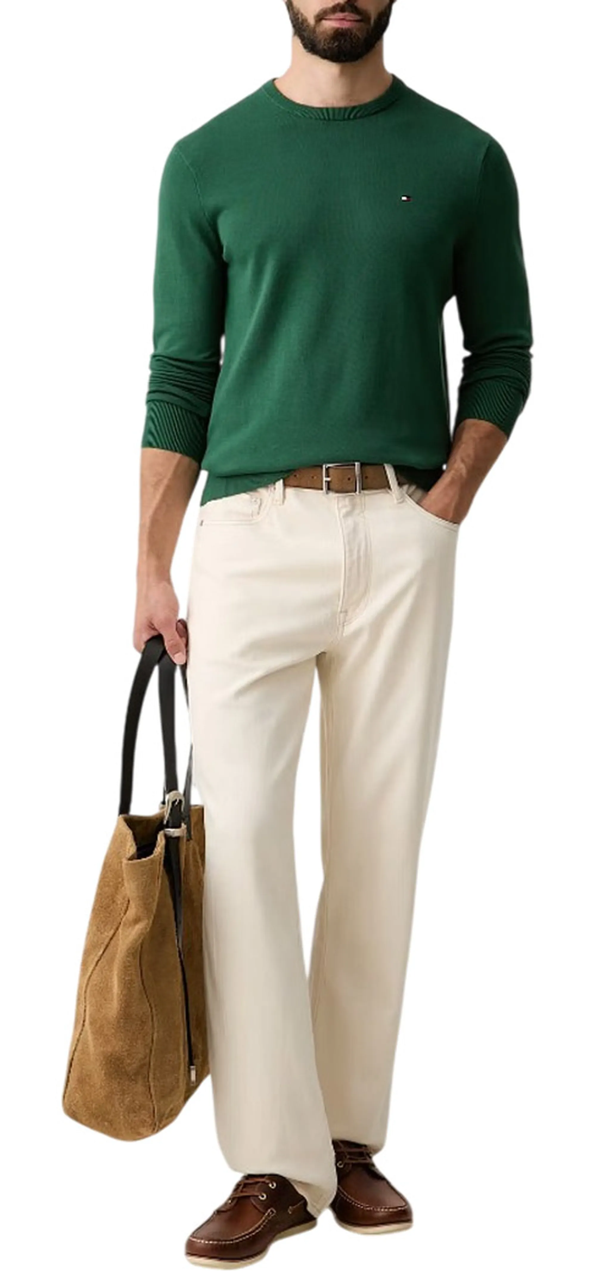 Tommy Hilfiger Maglia Verde Foresta Mw0Mw39999 185198
