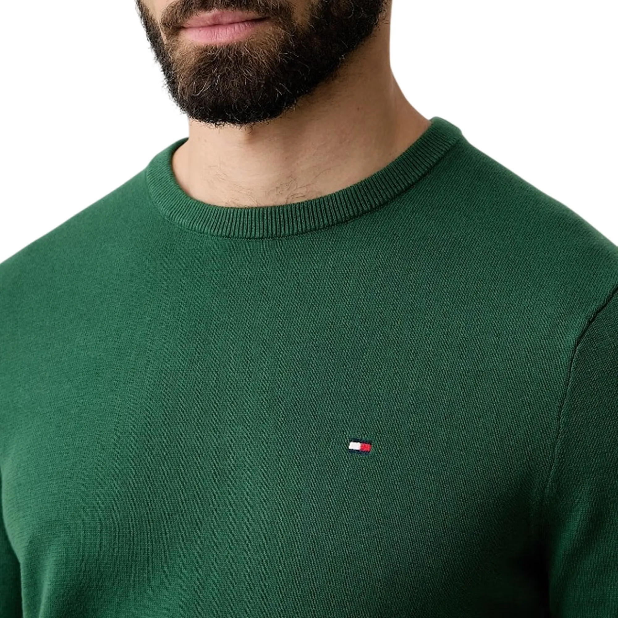 Tommy Hilfiger Maglia Verde Foresta Mw0Mw39999 185199