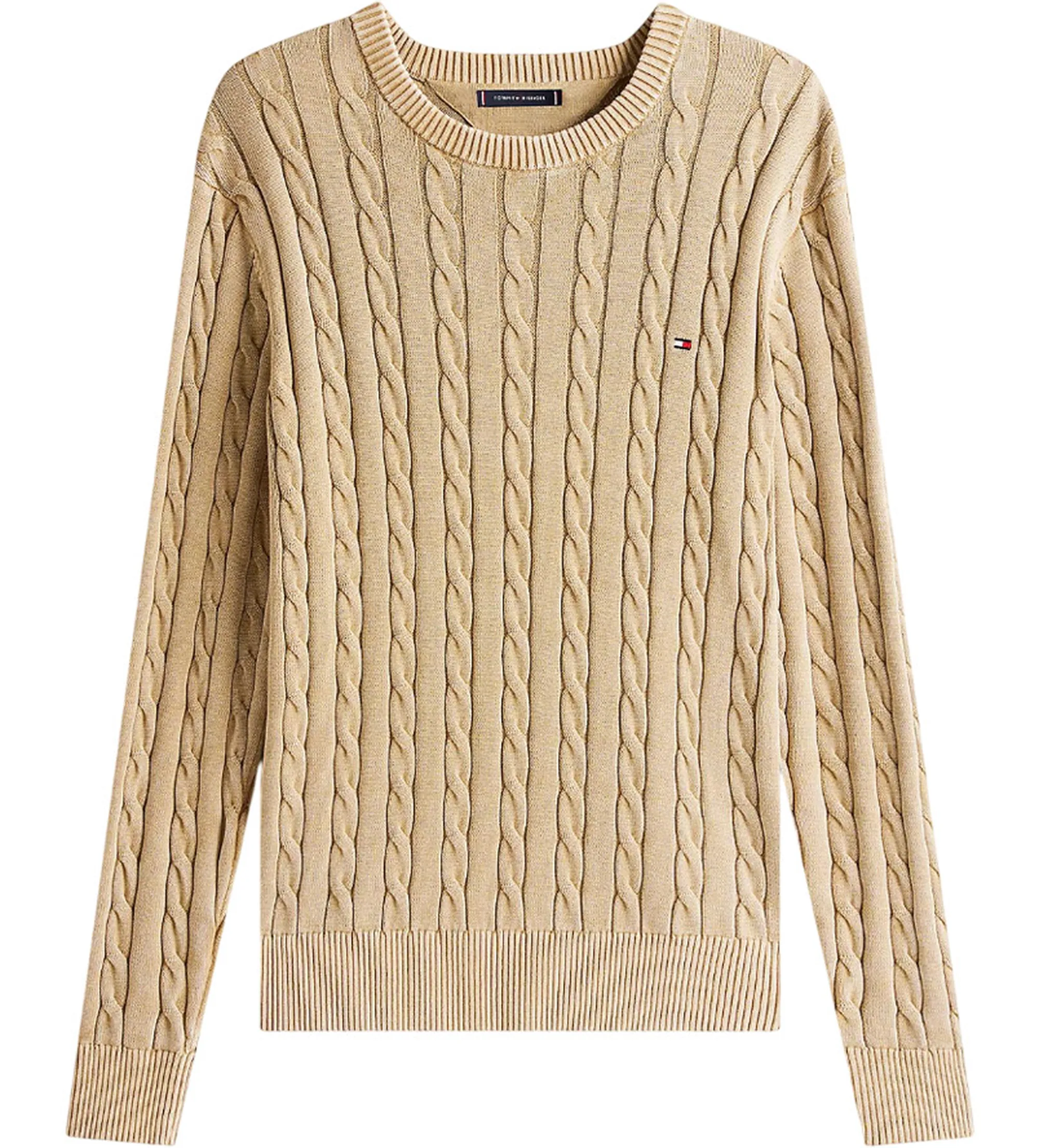 Tommy Hilfiger B'Classic Cable Sweater' Sand Mw0Mw39524 155815