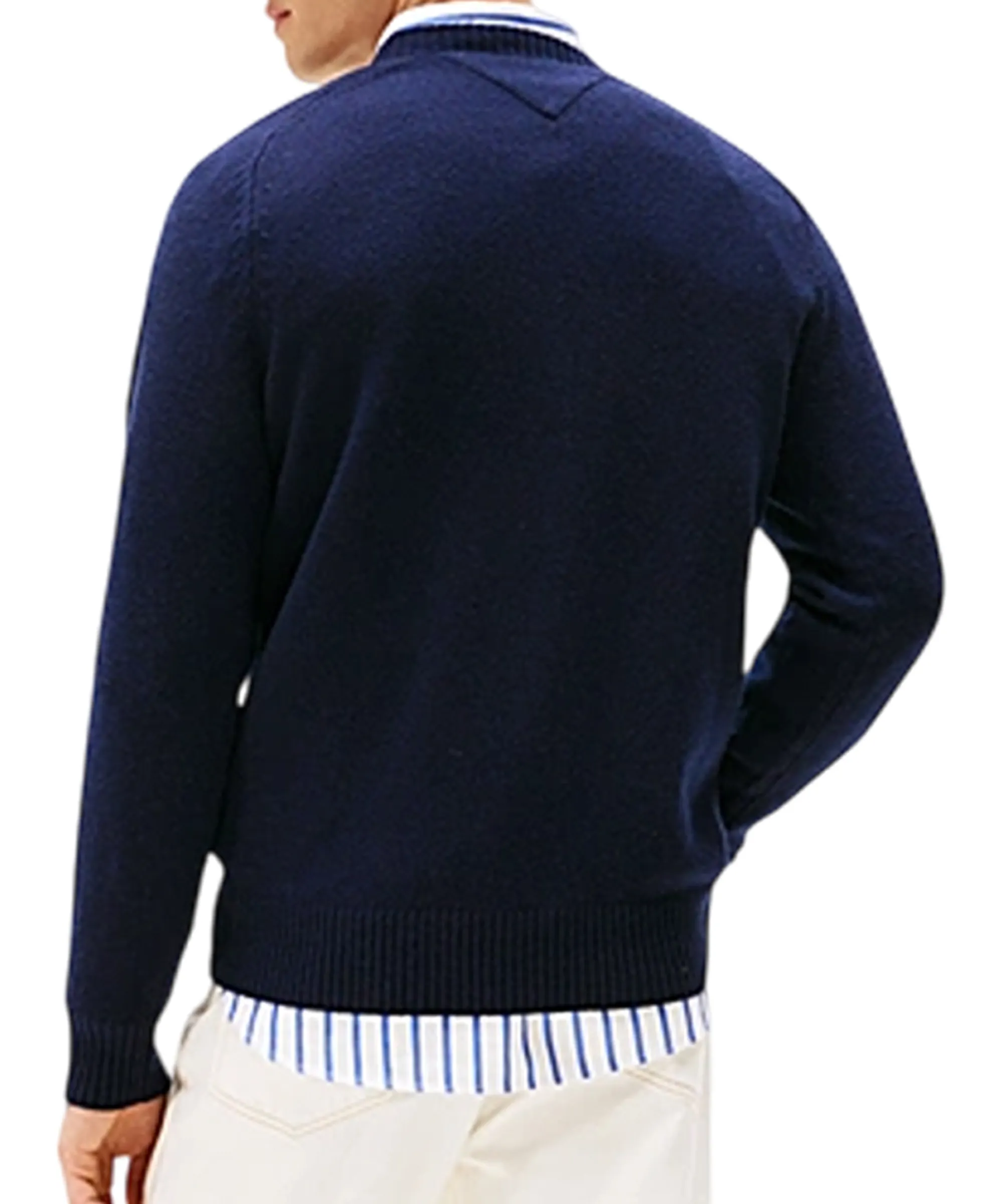Tommy Hilfiger B'Pure Wool Sweater' Blu Mw0Mw36535 164376