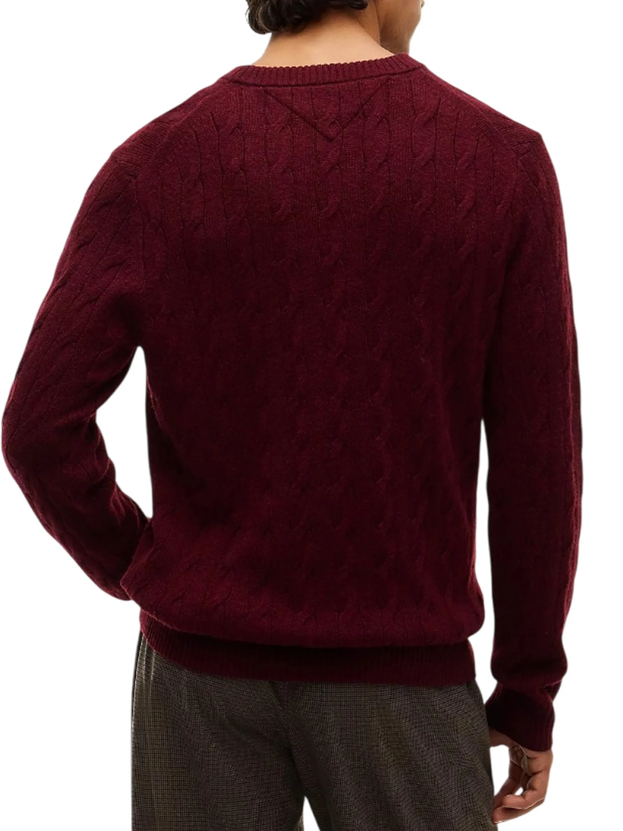 Tommy Hilfiger B'Pure Wool Sweater' Burgundy Mw0Mw40442 191691