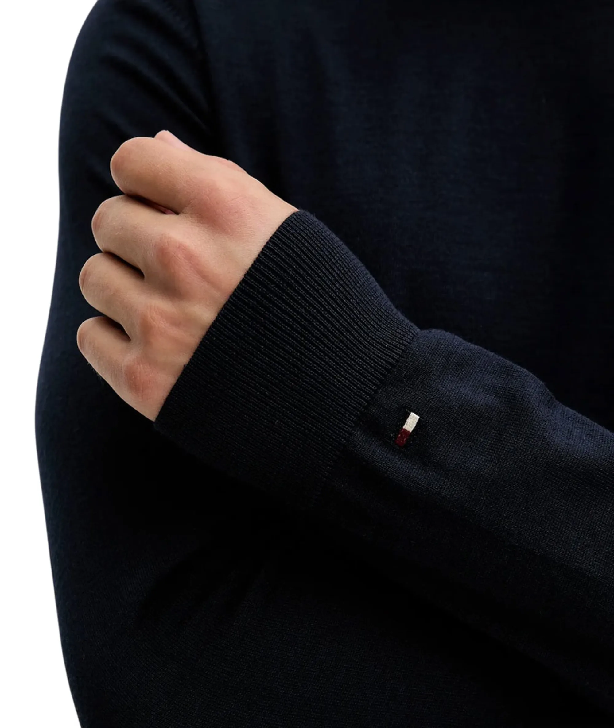 Tommy Hilfiger B'Merino Sweater' Dark Blue Mw0Mw39775 155766