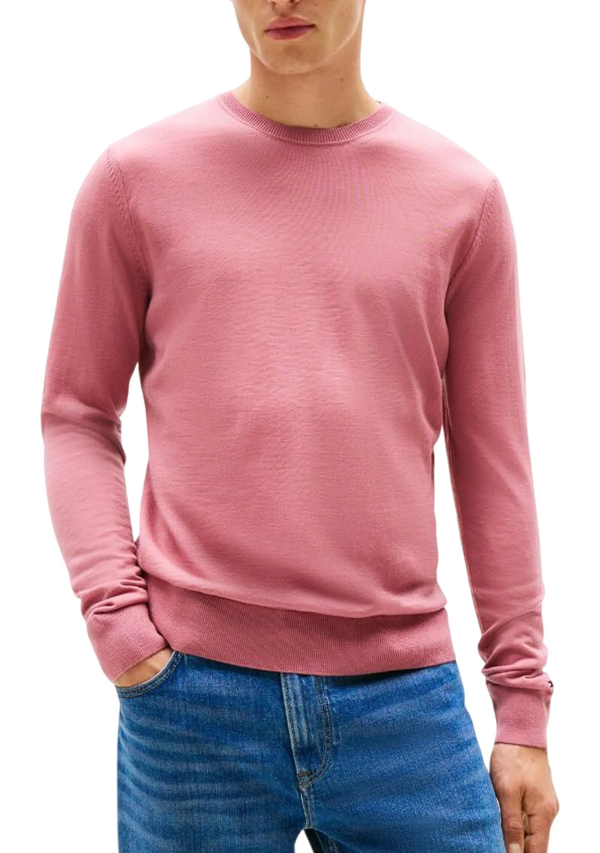 Tommy Hilfiger B'Merino Sweater' Pink Mw0Mw39775 155741