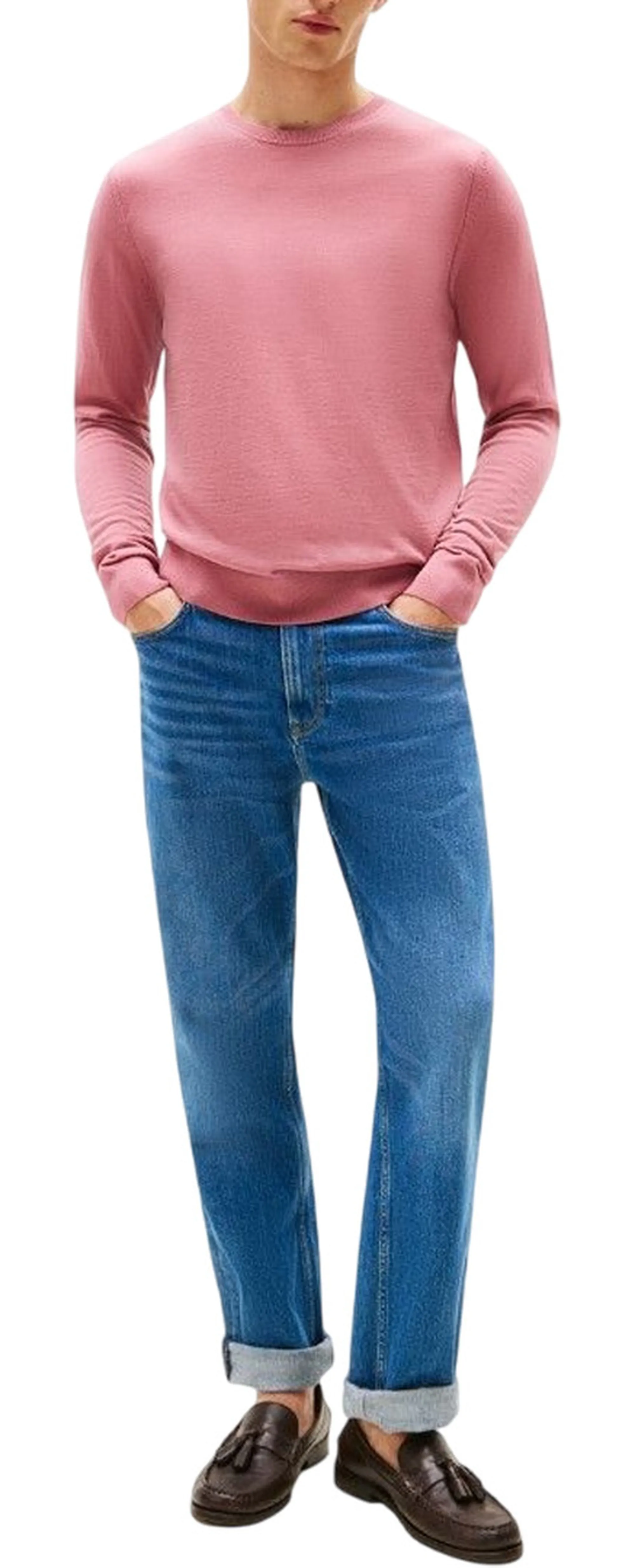 Tommy Hilfiger B'Merino Sweater' Pink Mw0Mw39775 155750