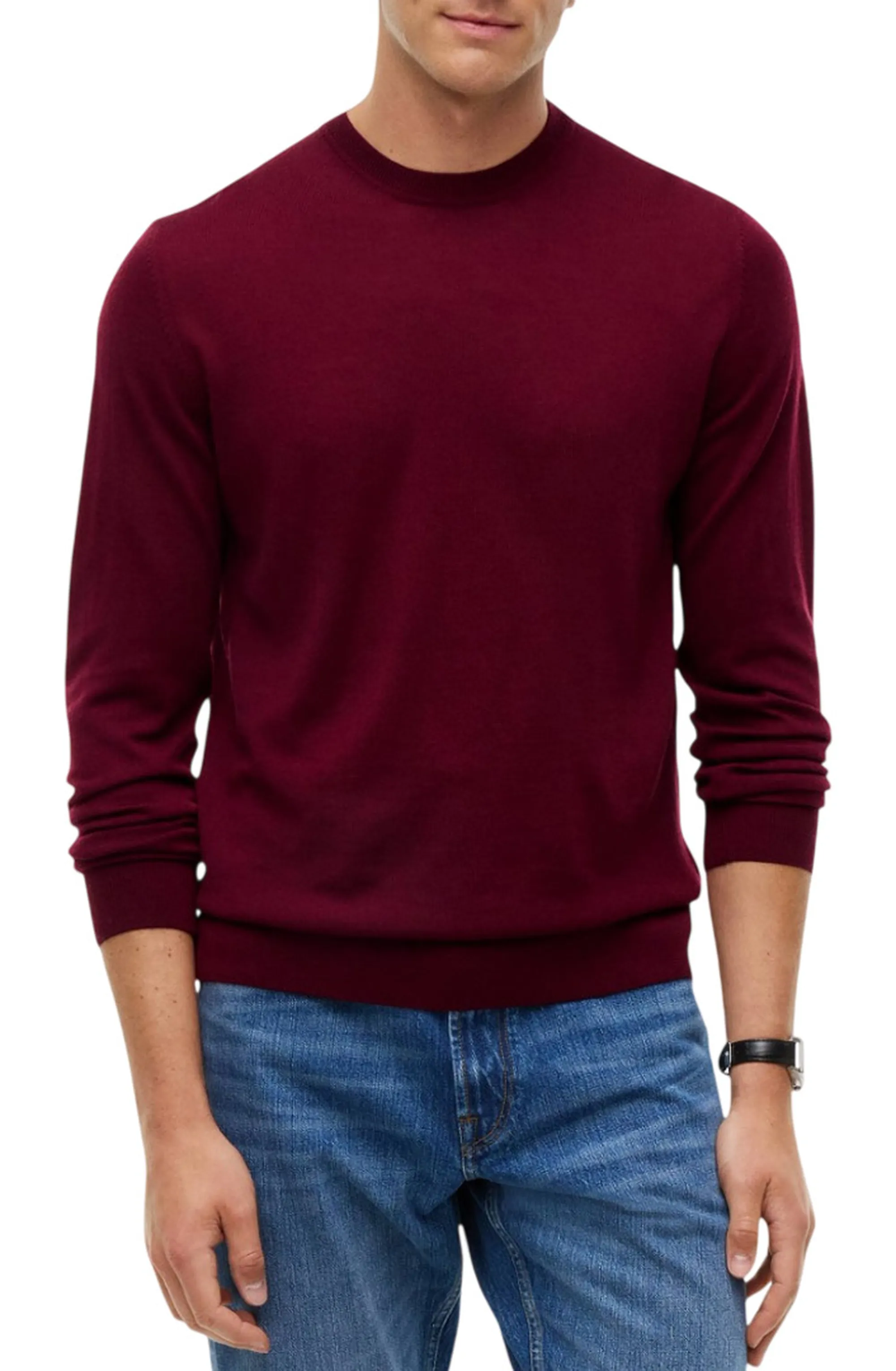 Tommy Hilfiger B'New York Label Pure Wool Sweater' Red Mw0Mw44703 191694