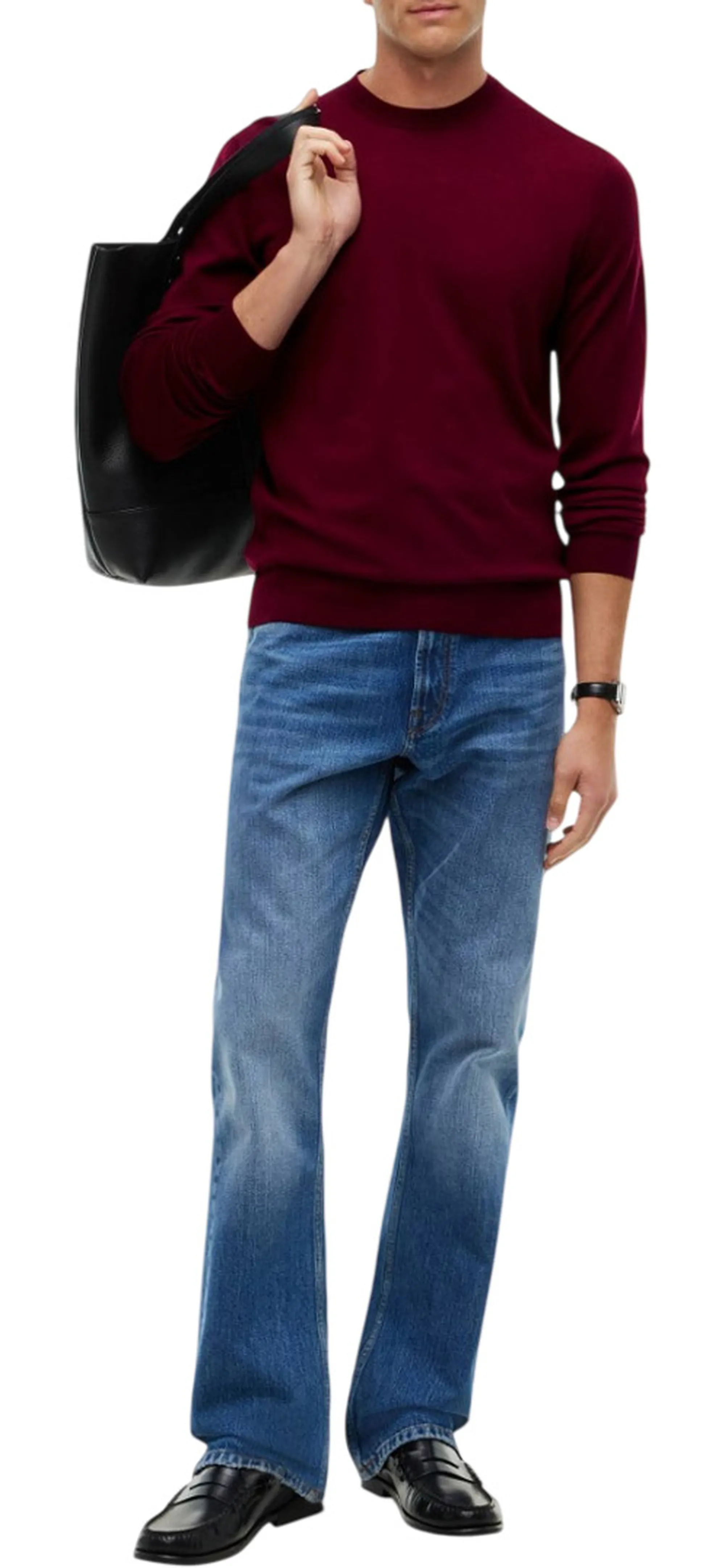 Tommy Hilfiger B'New York Label Pure Wool Sweater' Red Mw0Mw44703 191696