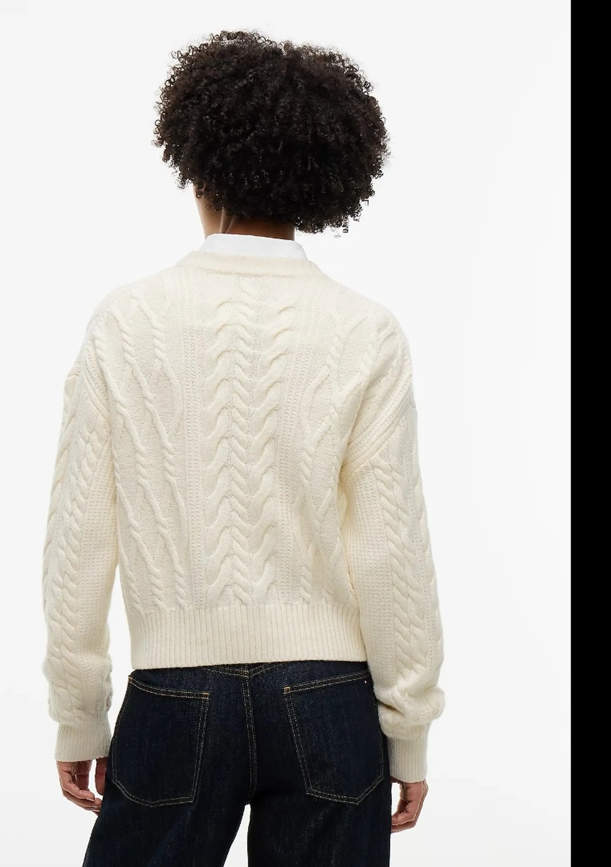 Tommy Hilfiger B'Relaxed Fit Sweater With Silk' Ivory Ww0Ww51396 193150