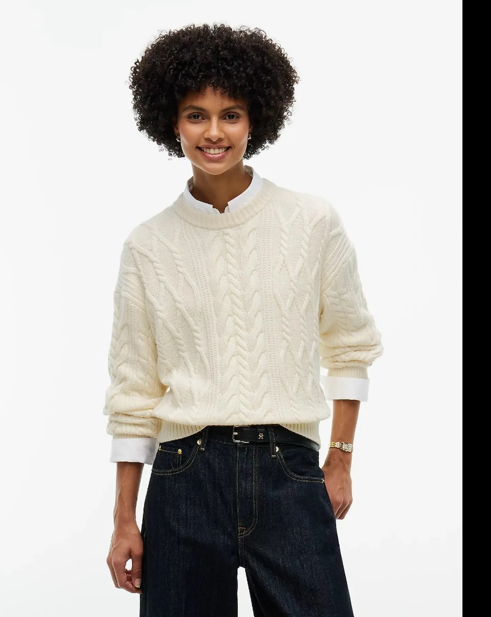 Tommy Hilfiger Maglia Relaxed Fit Con Seta Avorio Ww0Ww51396 193151