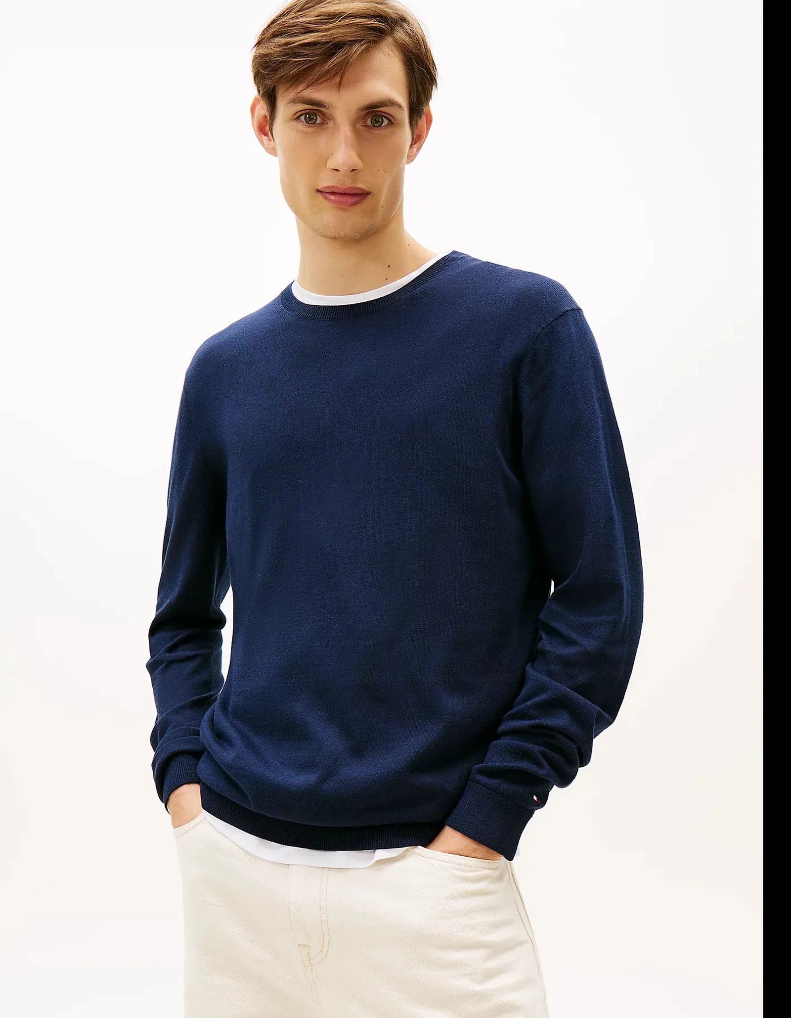 Tommy Hilfiger Maglia Smart Casual Blu Mw0Mw41820 169782