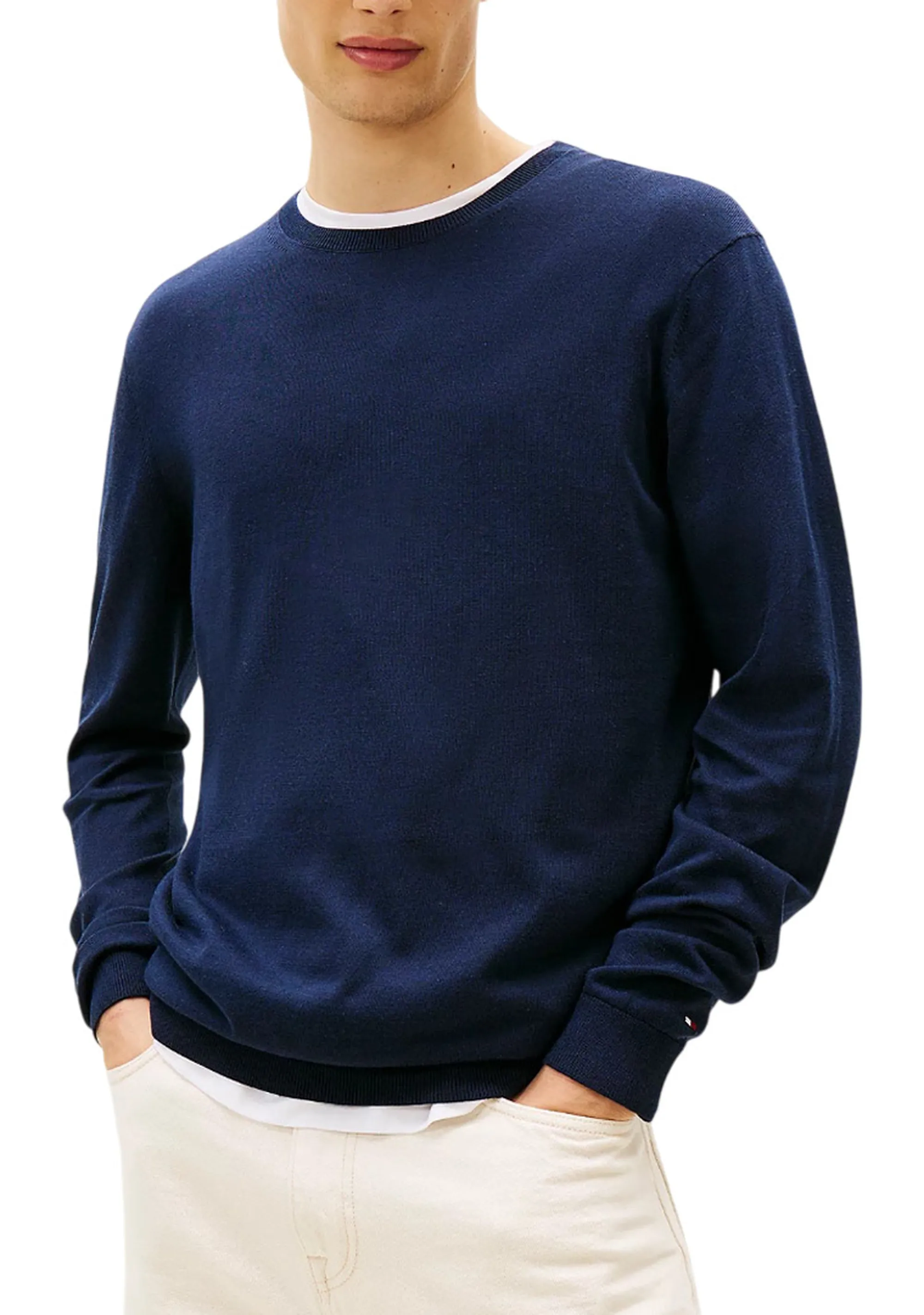 Tommy Hilfiger Maglia Smart Casual Blu Mw0Mw41820 170075