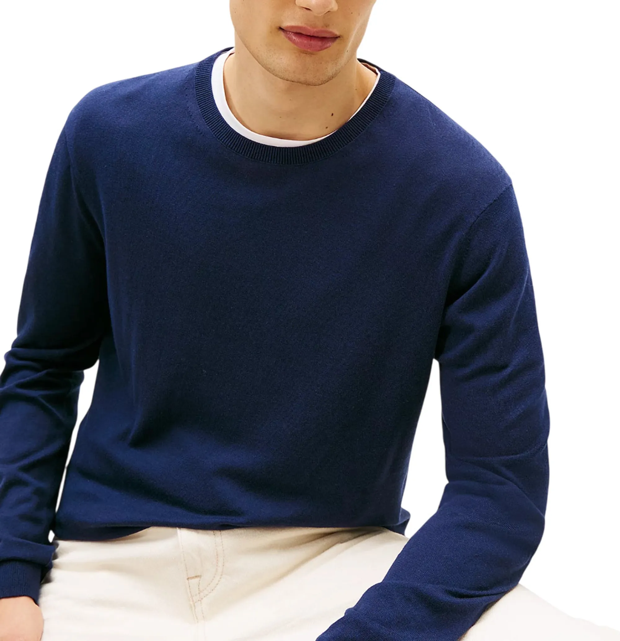 Tommy Hilfiger Maglia Smart Casual Blu Mw0Mw41820 170086