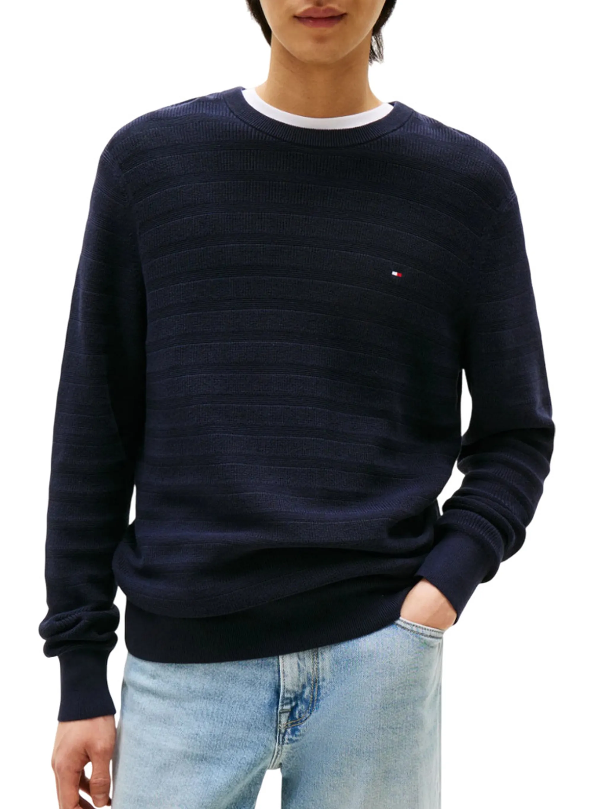 Tommy Hilfiger B'Stripe Sweater' Dark Blue Mw0Mw39535 155768