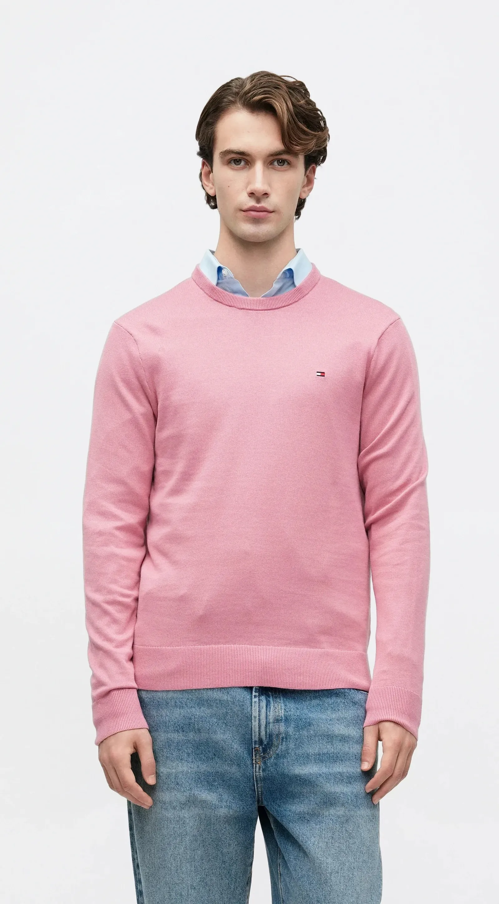 Tommy Hilfiger Maglia Tramata Rosa Mw0Mw36347 169622