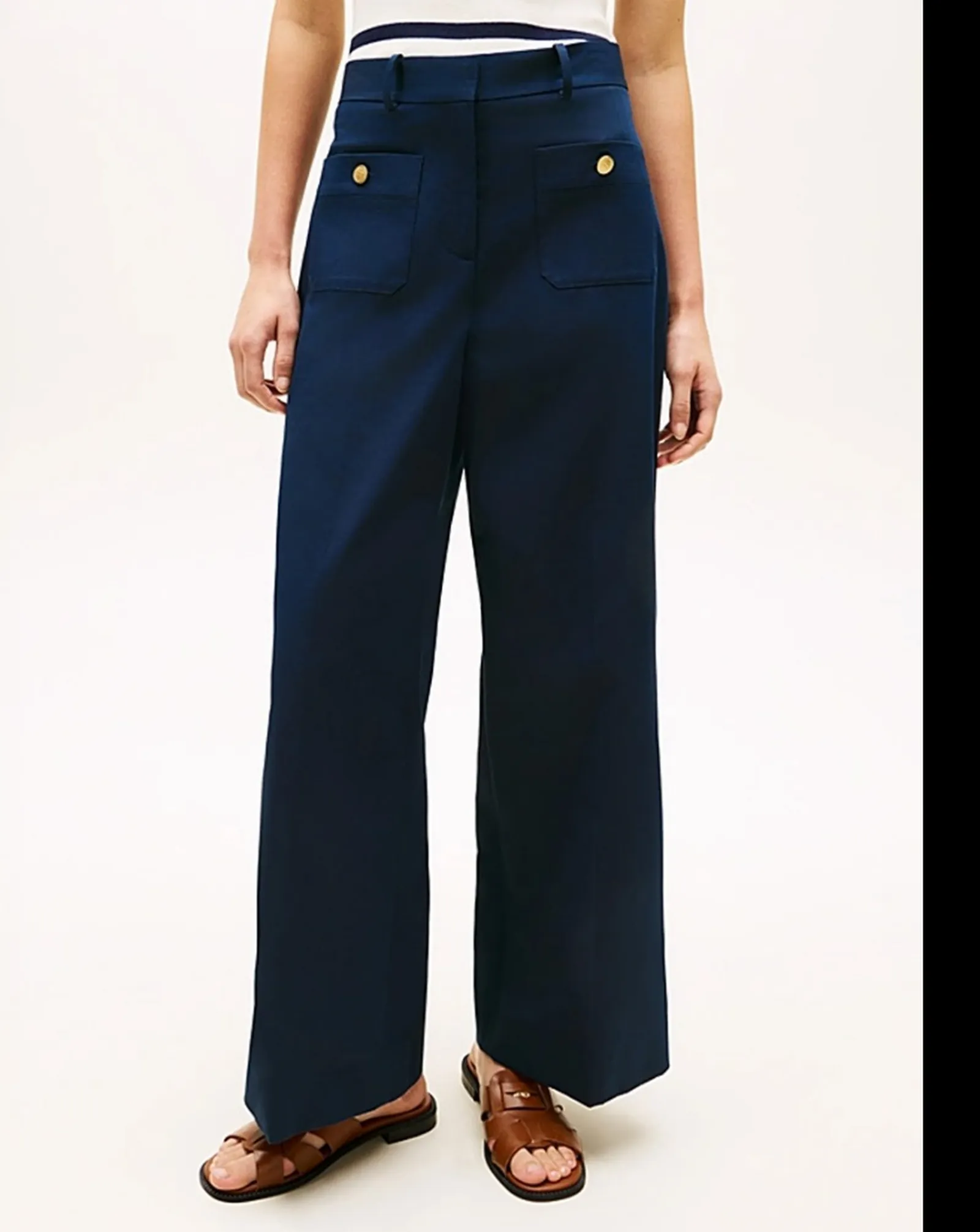 Tommy Hilfiger Pantalone Blu Ww0Ww49002 182058