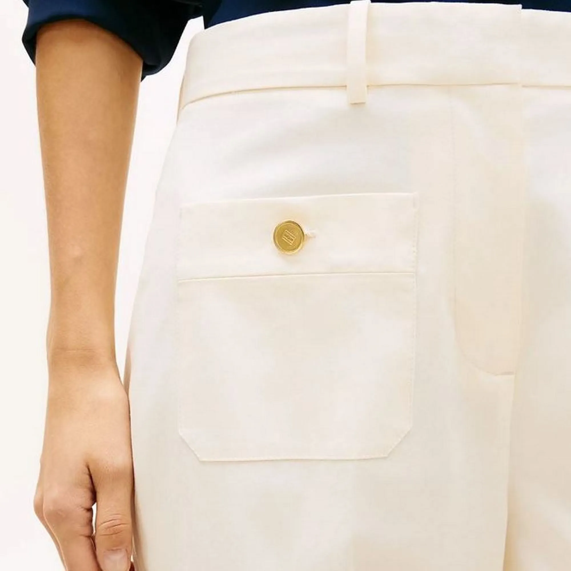 Tommy Hilfiger B'Trousers ' Cream Ww0Ww49002 182055