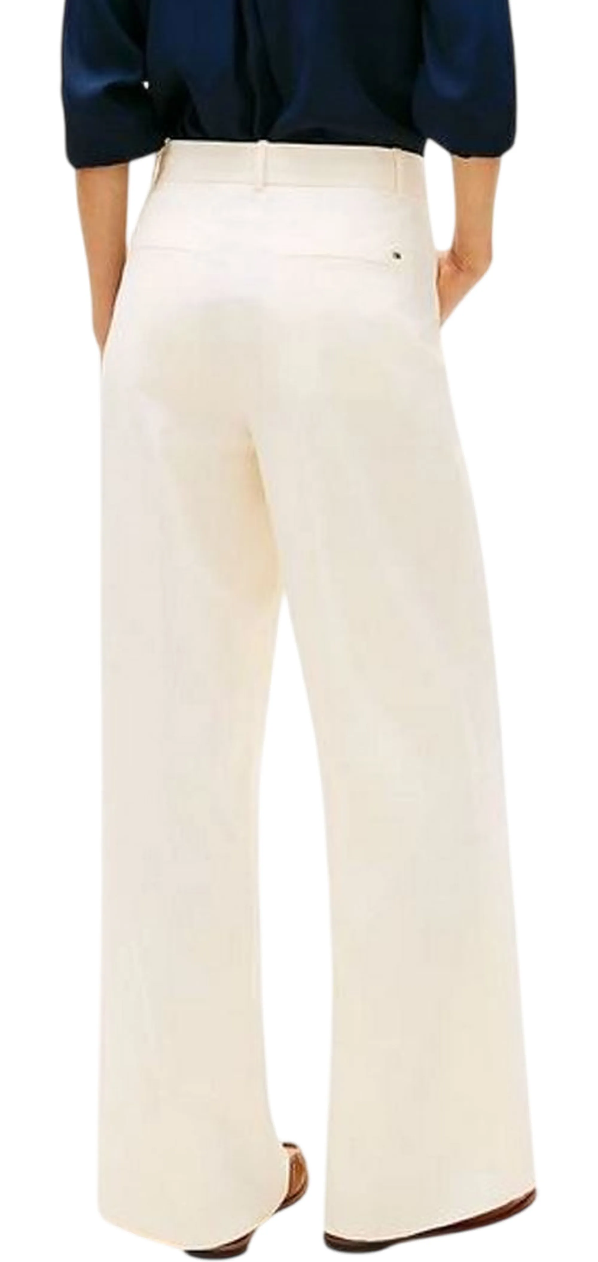 Tommy Hilfiger B'Trousers ' Cream Ww0Ww49002 182136