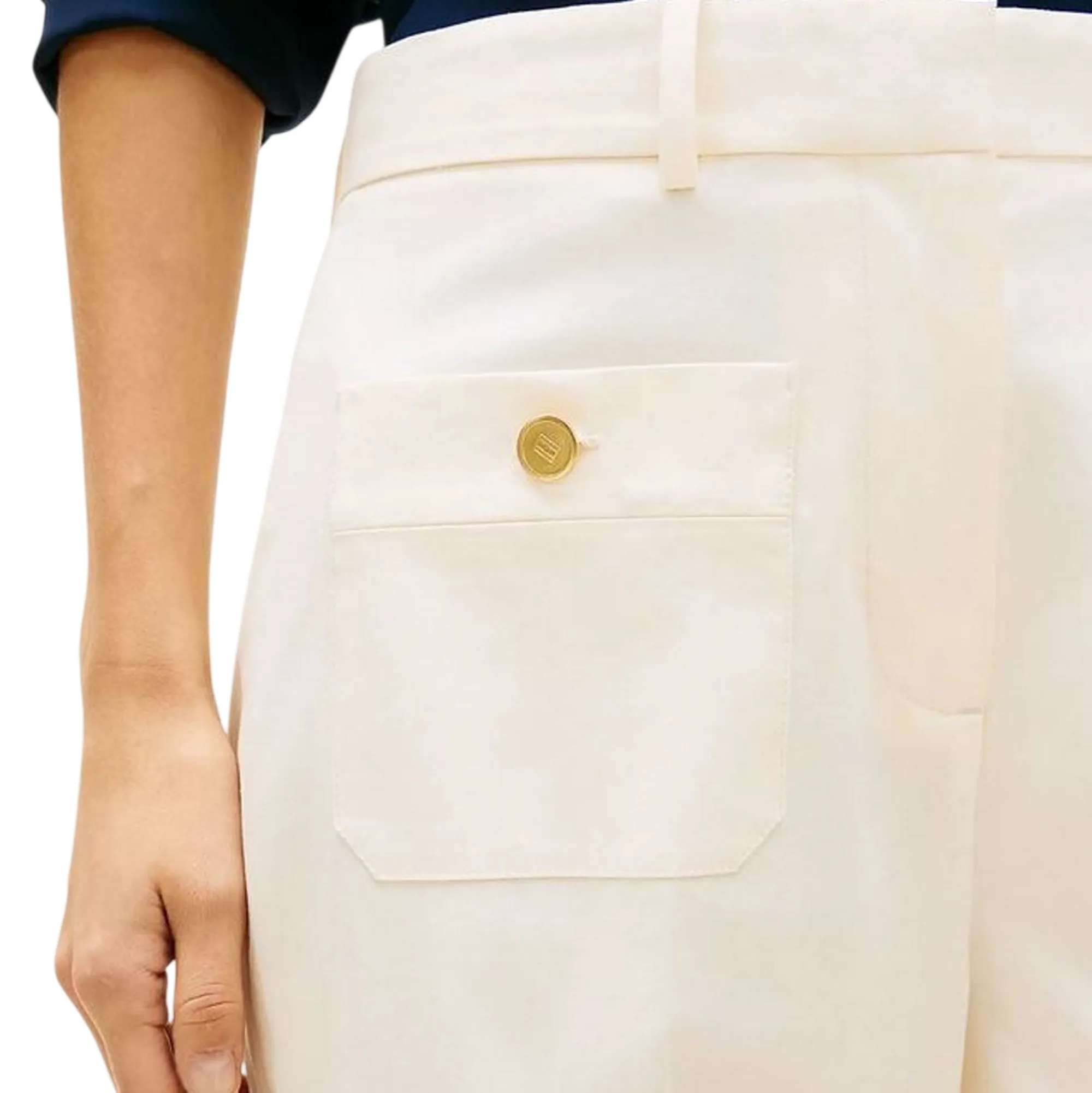 Tommy Hilfiger B'Trousers ' Cream Ww0Ww49002 182138