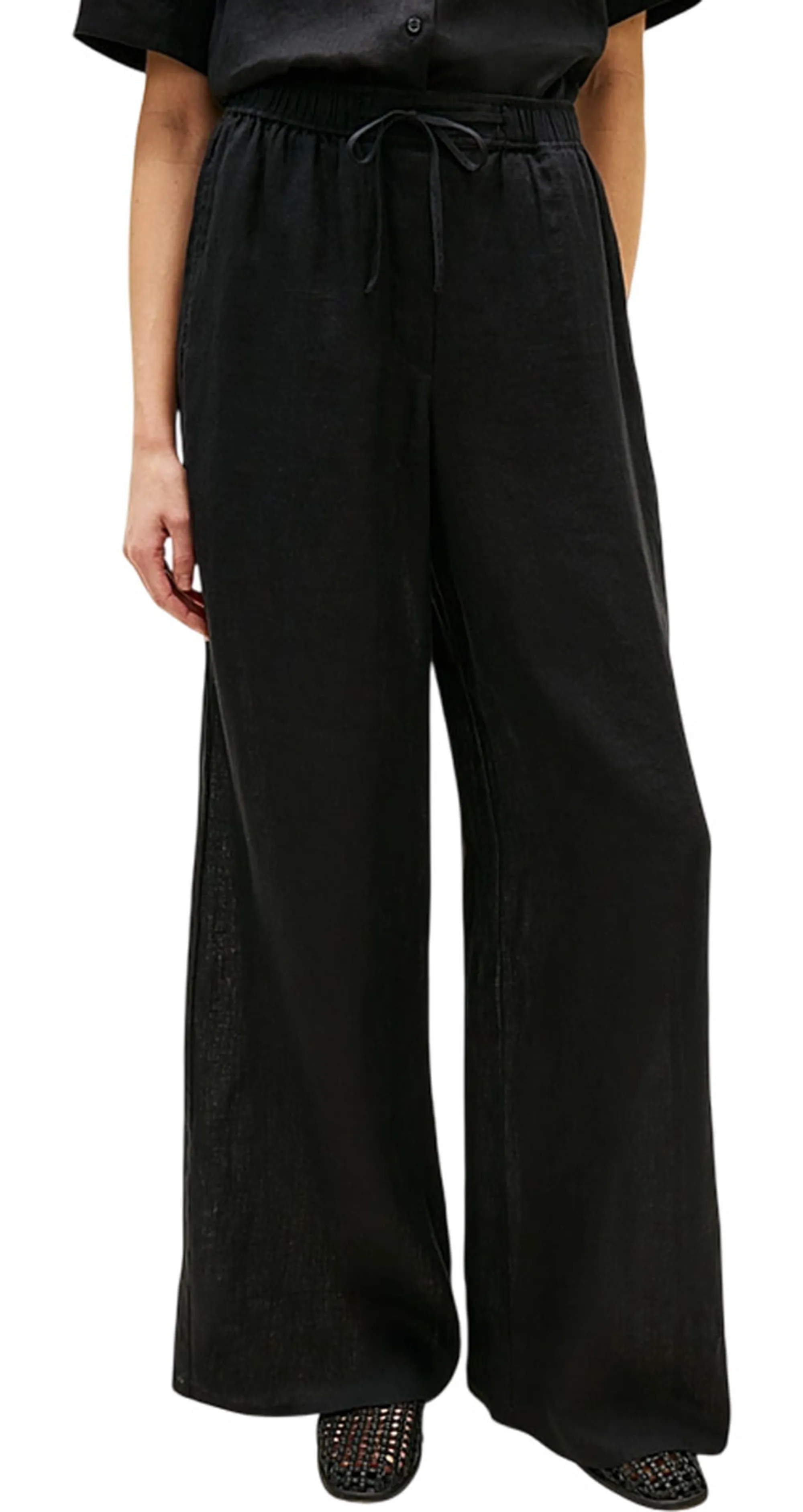 Tommy Hilfiger Pantalone Nero Ww0Ww48970 181190