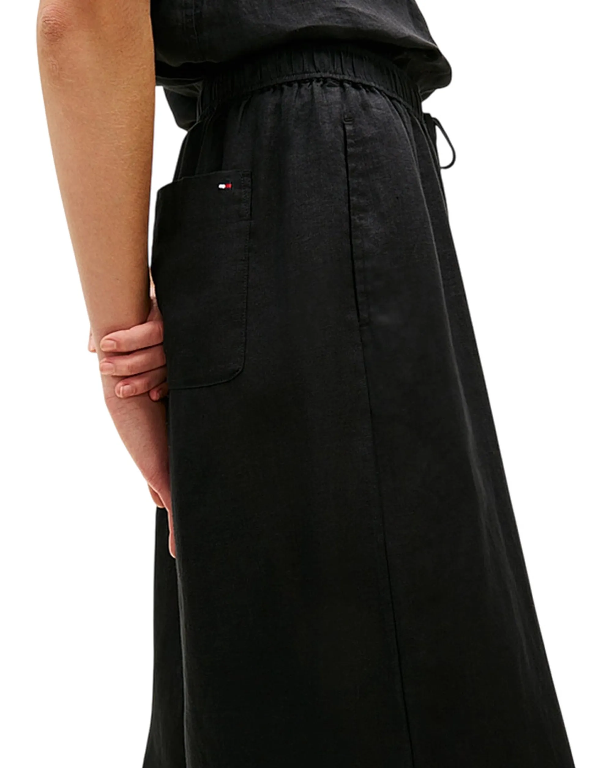 Tommy Hilfiger Pantalone Nero Ww0Ww48970 181193