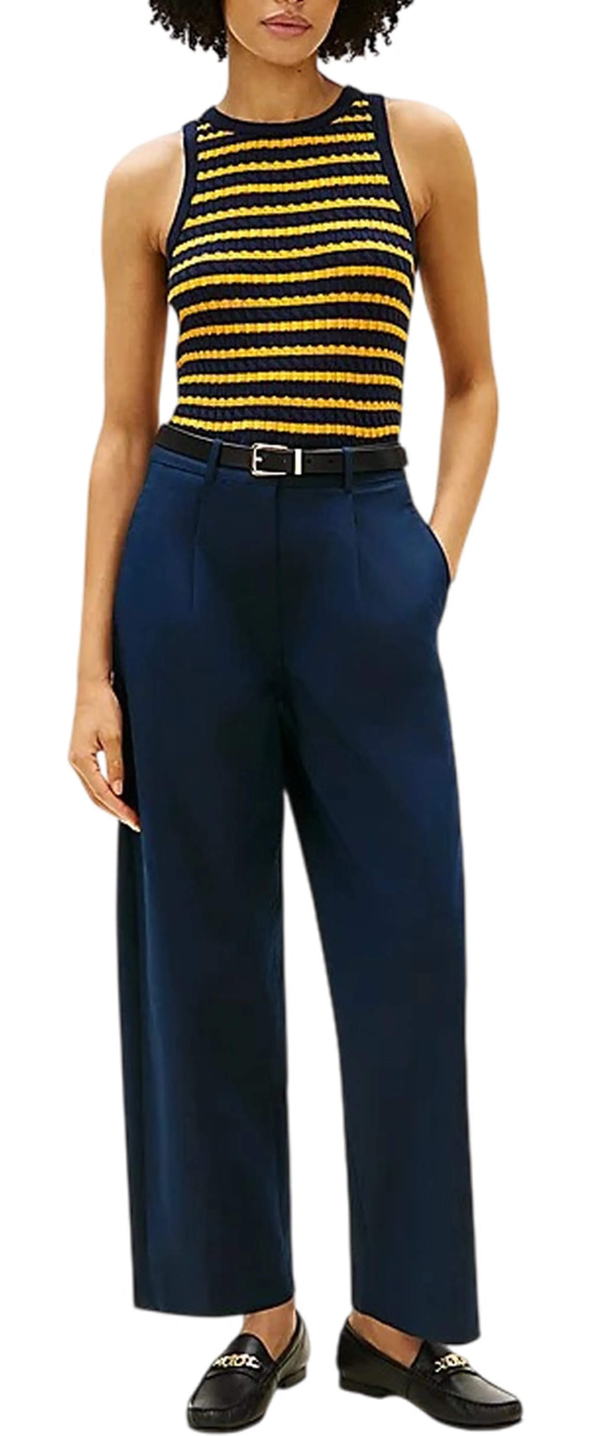 Tommy Hilfiger Pantalone Barrel Blu Ww0Ww48993 170340