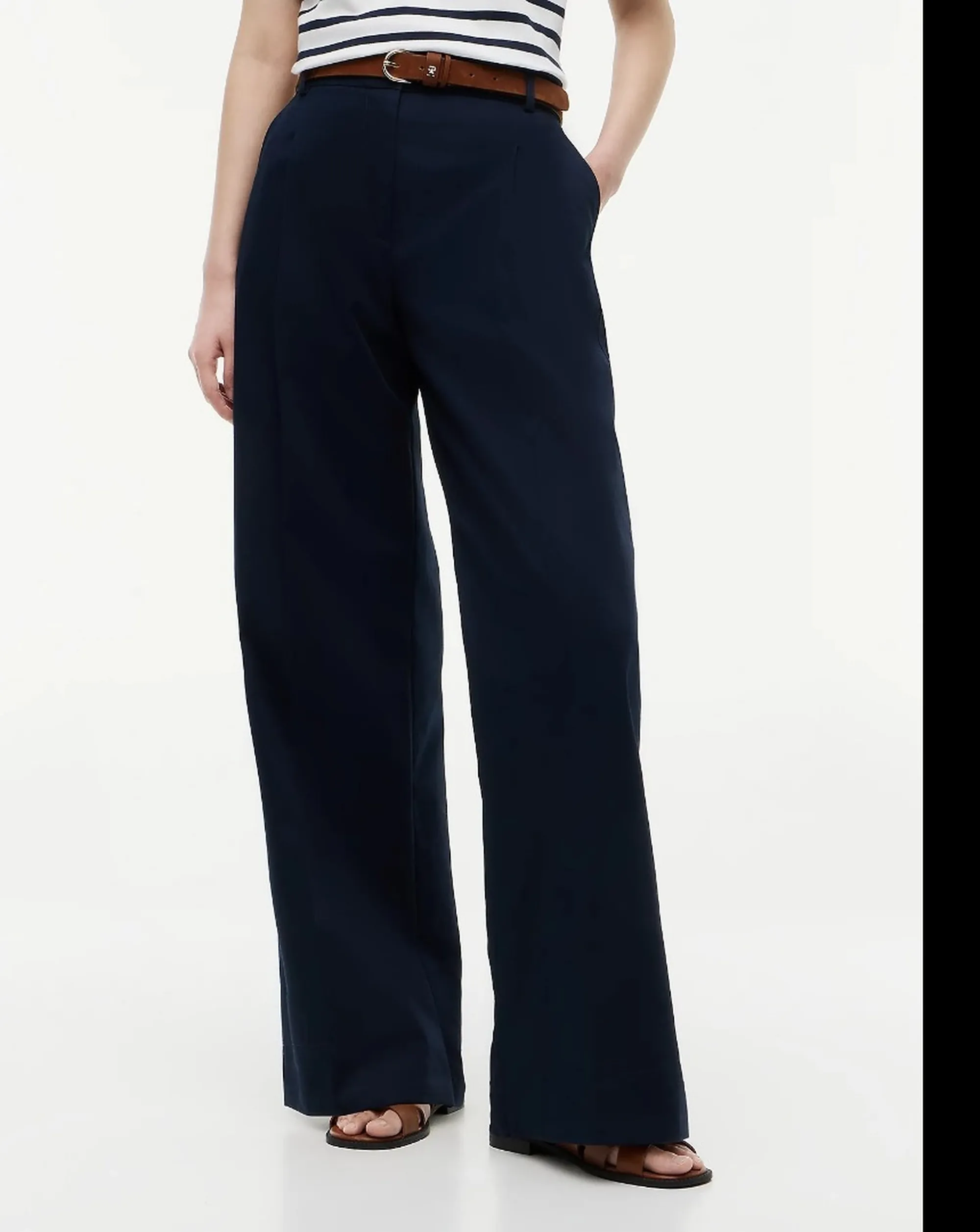 Tommy Hilfiger B'Wide Chino Trousers' Dark Blue Ww0Ww50135 184268