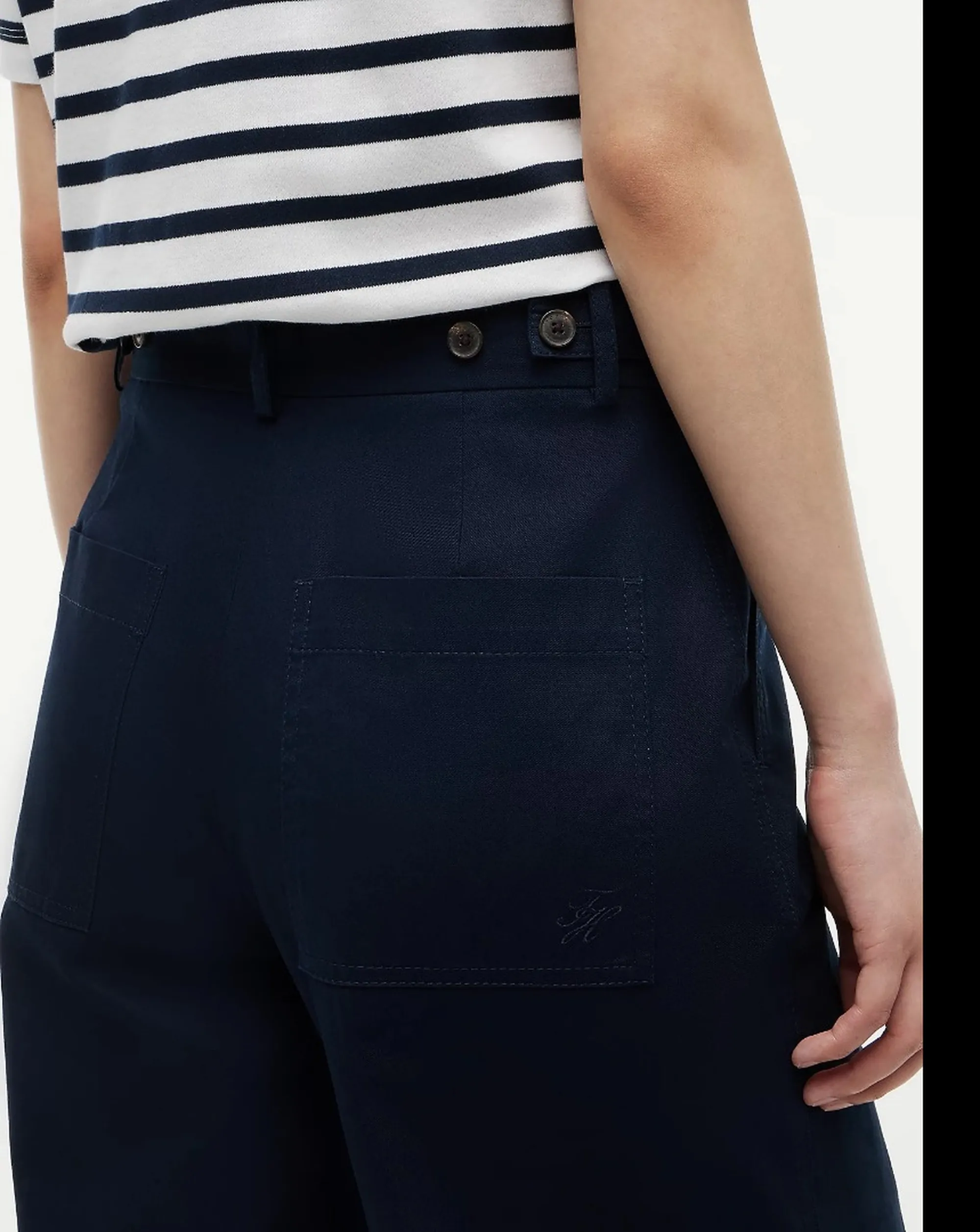 Tommy Hilfiger B'Wide Chino Trousers' Dark Blue Ww0Ww50135 184269