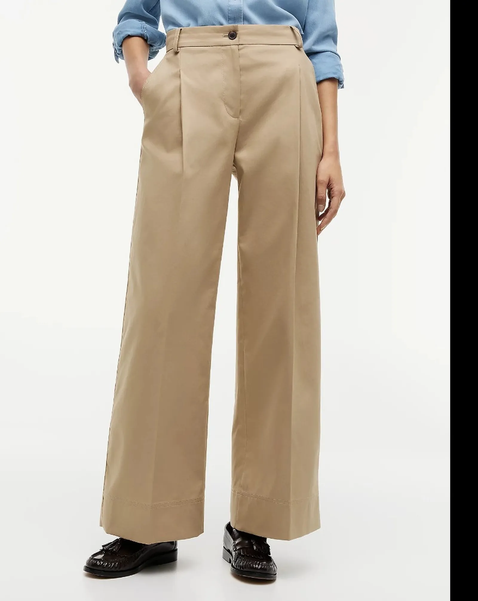Tommy Hilfiger Pantalone Chino Largo Cammello Ww0Ww50135 184272