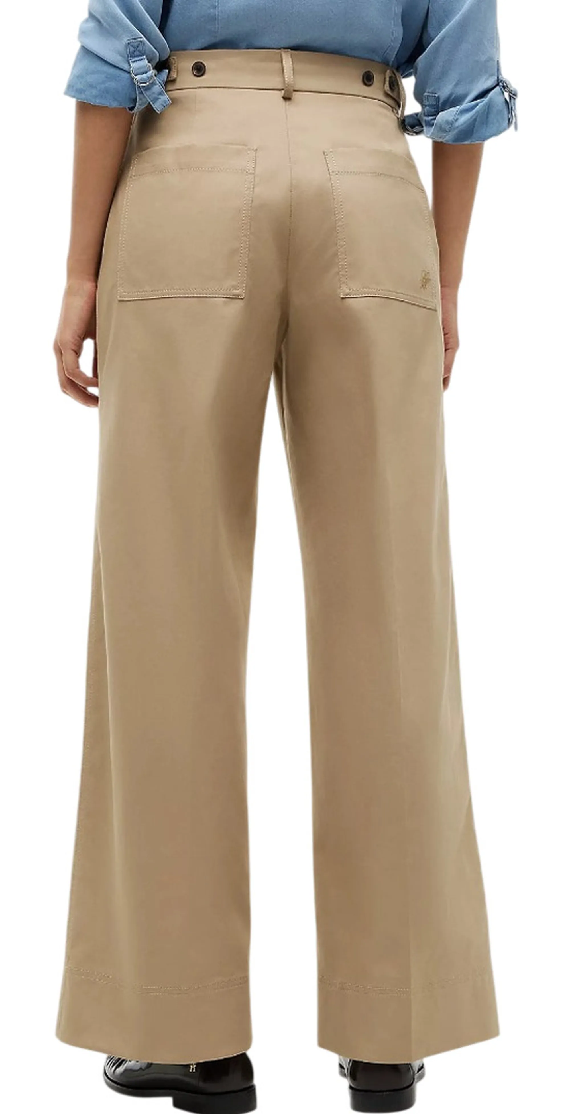 Tommy Hilfiger Pantalone Chino Largo Cammello Ww0Ww50135 184937