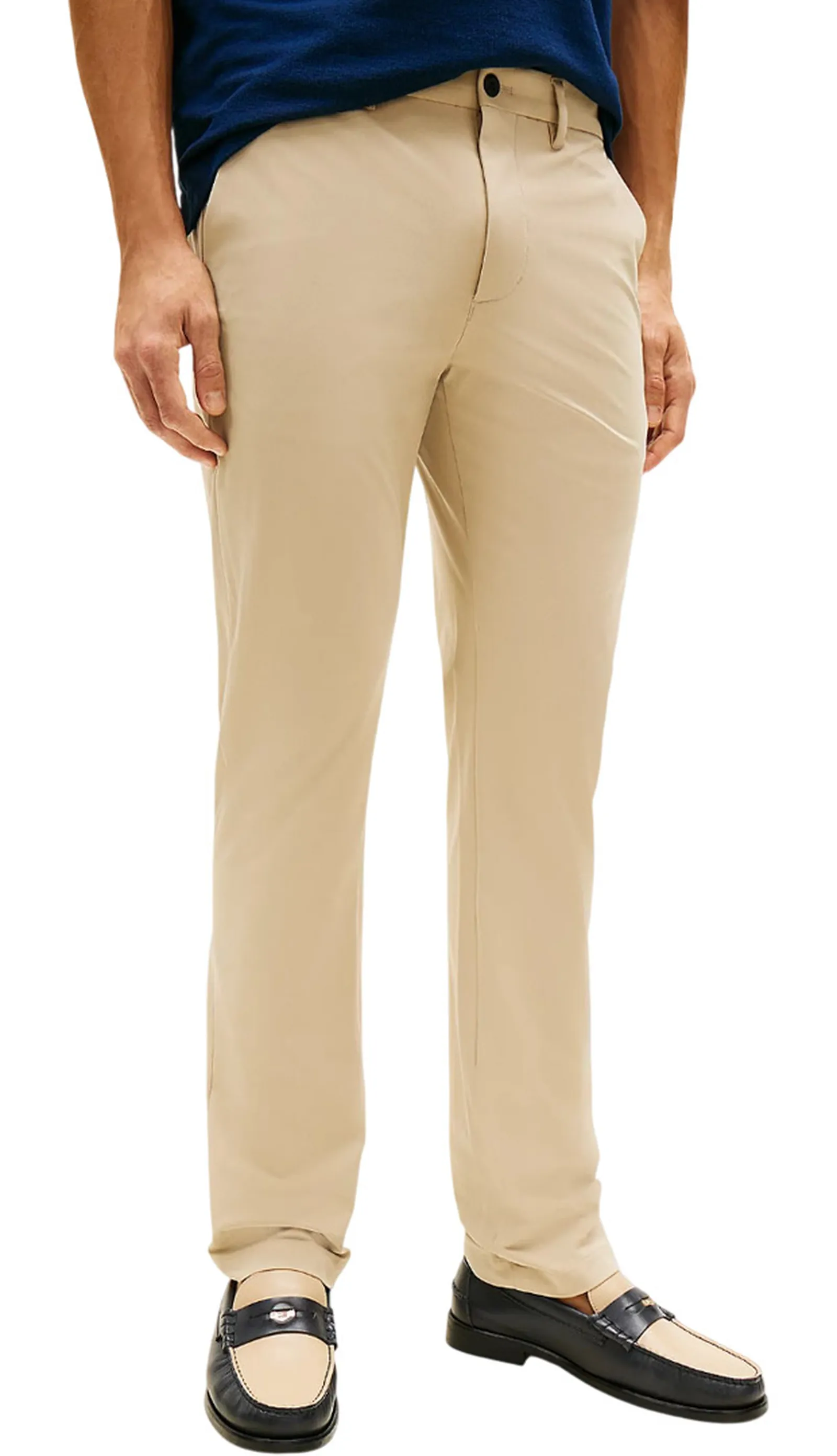 Tommy Hilfiger Pantalone Denton Performance Sabbia Mw0Mw43408 169786