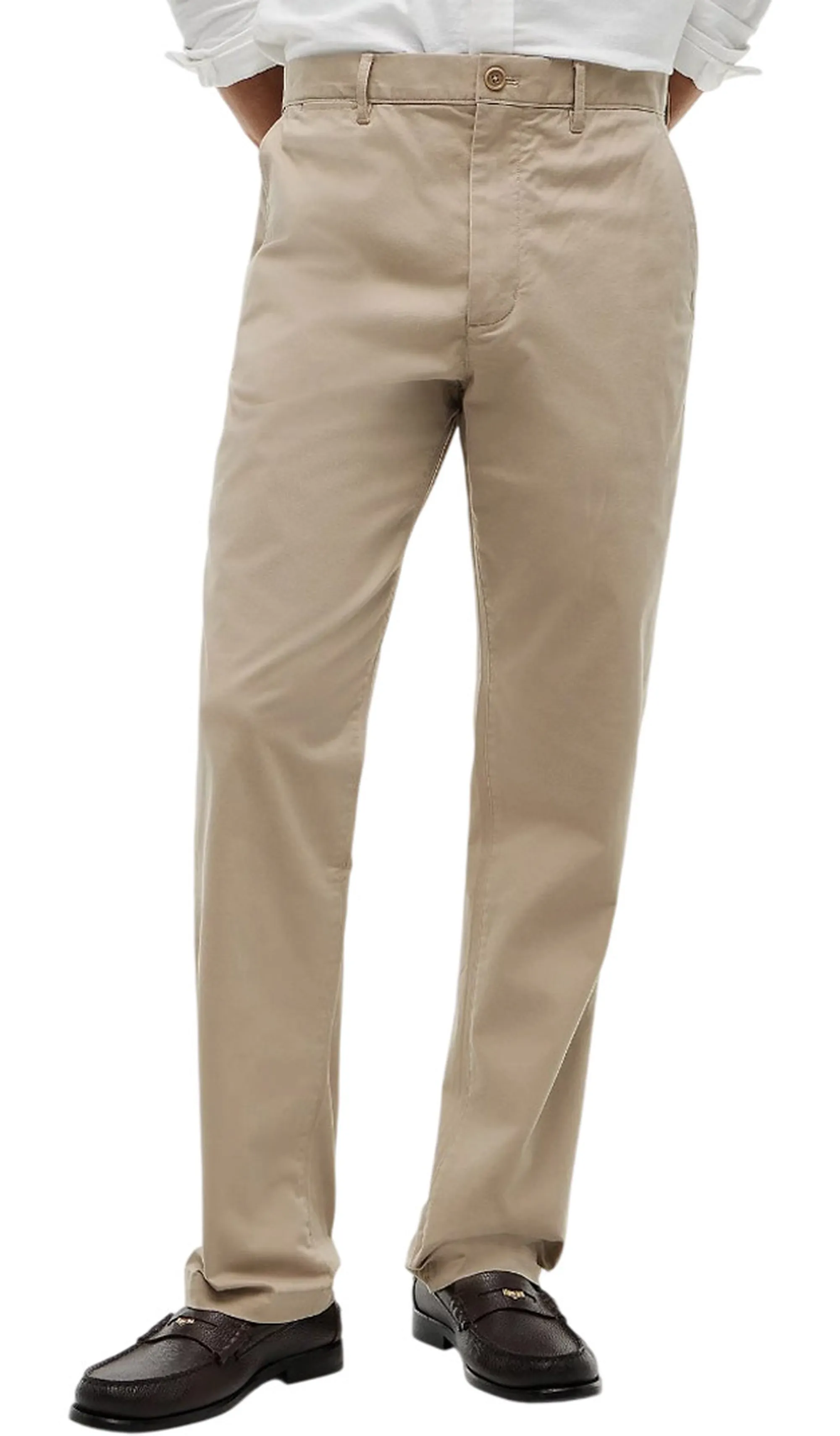 Tommy Hilfiger Pantalone Dover Essential Twill Beige Mw0Mw40263 184734