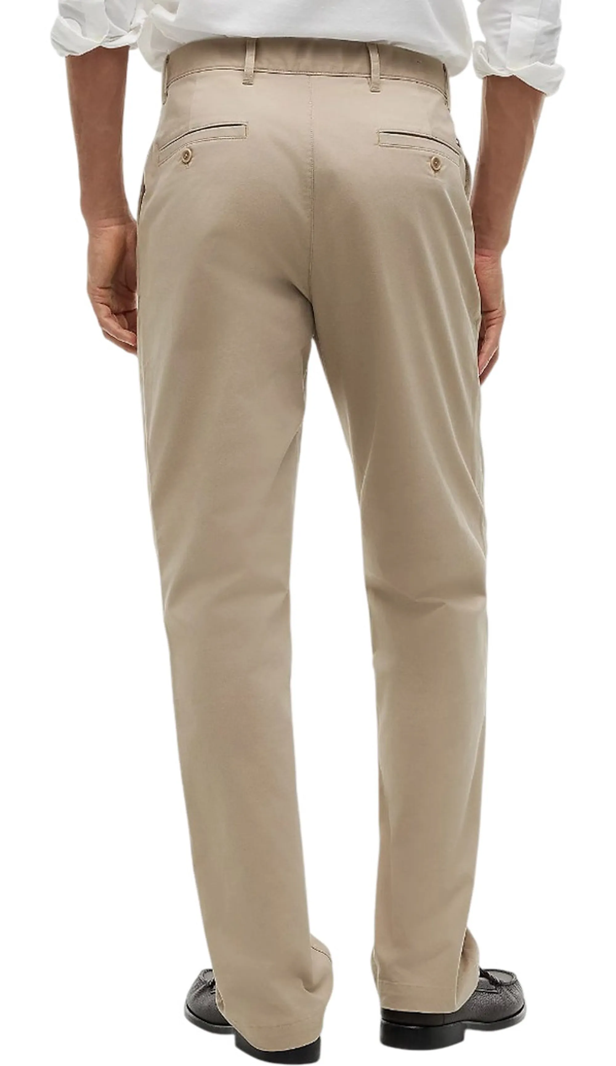 Tommy Hilfiger Pantalone Dover Essential Twill Beige Mw0Mw40263 184735
