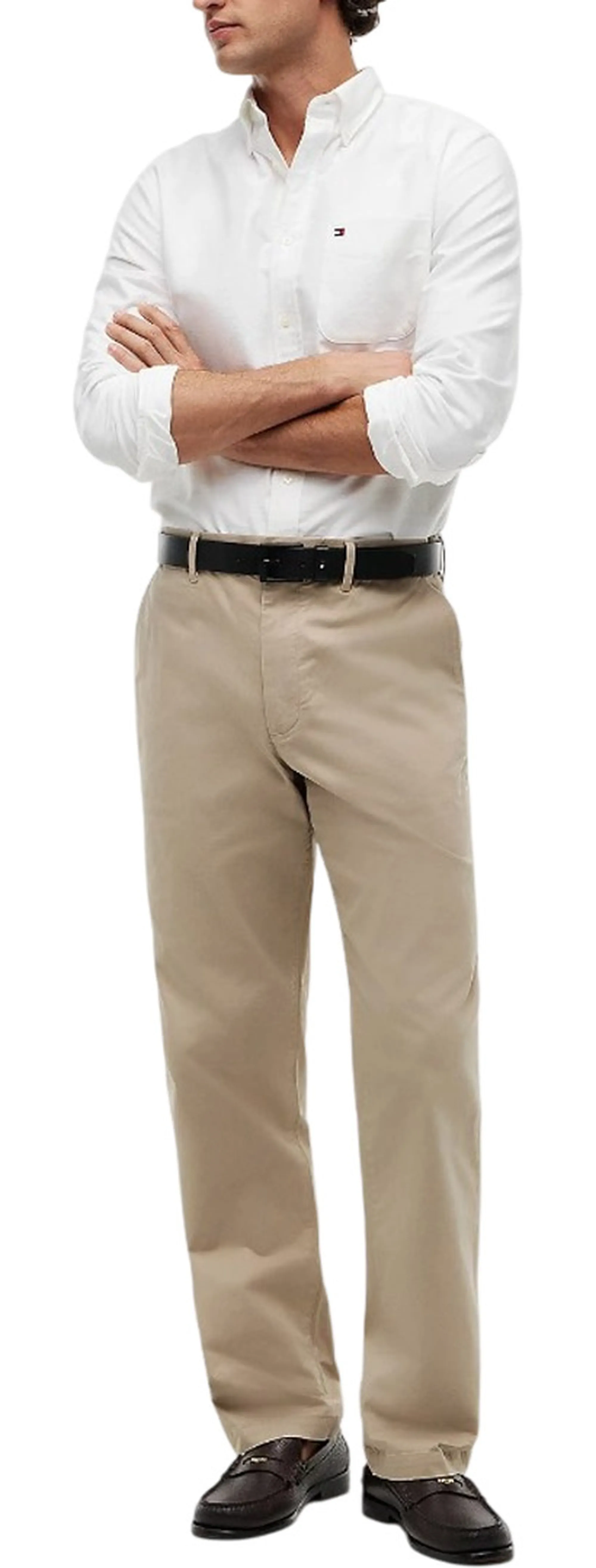 Tommy Hilfiger Pantalone Dover Essential Twill Beige Mw0Mw40263 184736