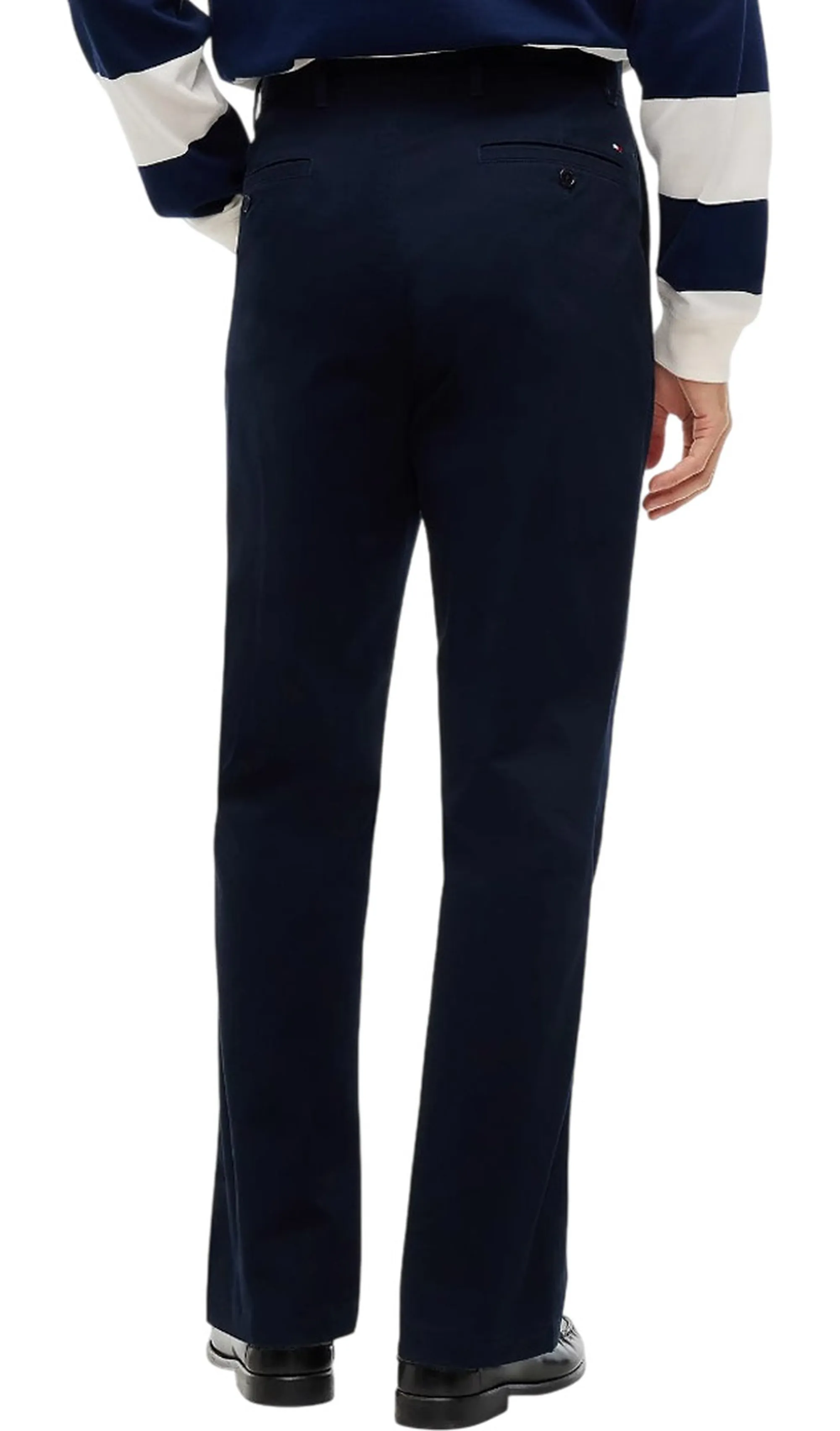 Tommy Hilfiger Pantalone Dover Essential Twill Blu Scuro Mw0Mw40263 184738
