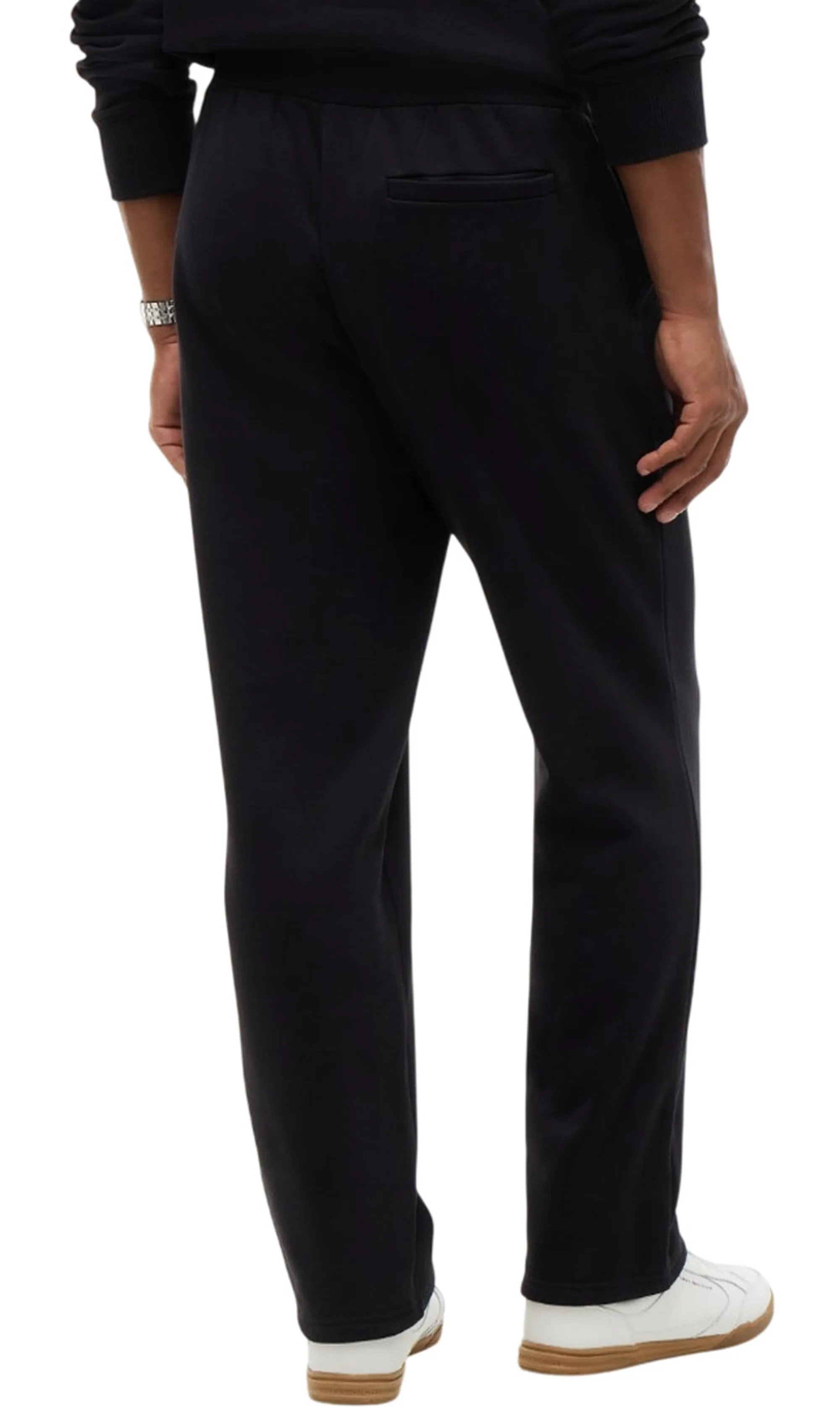 Tommy Hilfiger Pantalone Jogger Con Logo Ricamato Nero Mw0Mw45245 194535