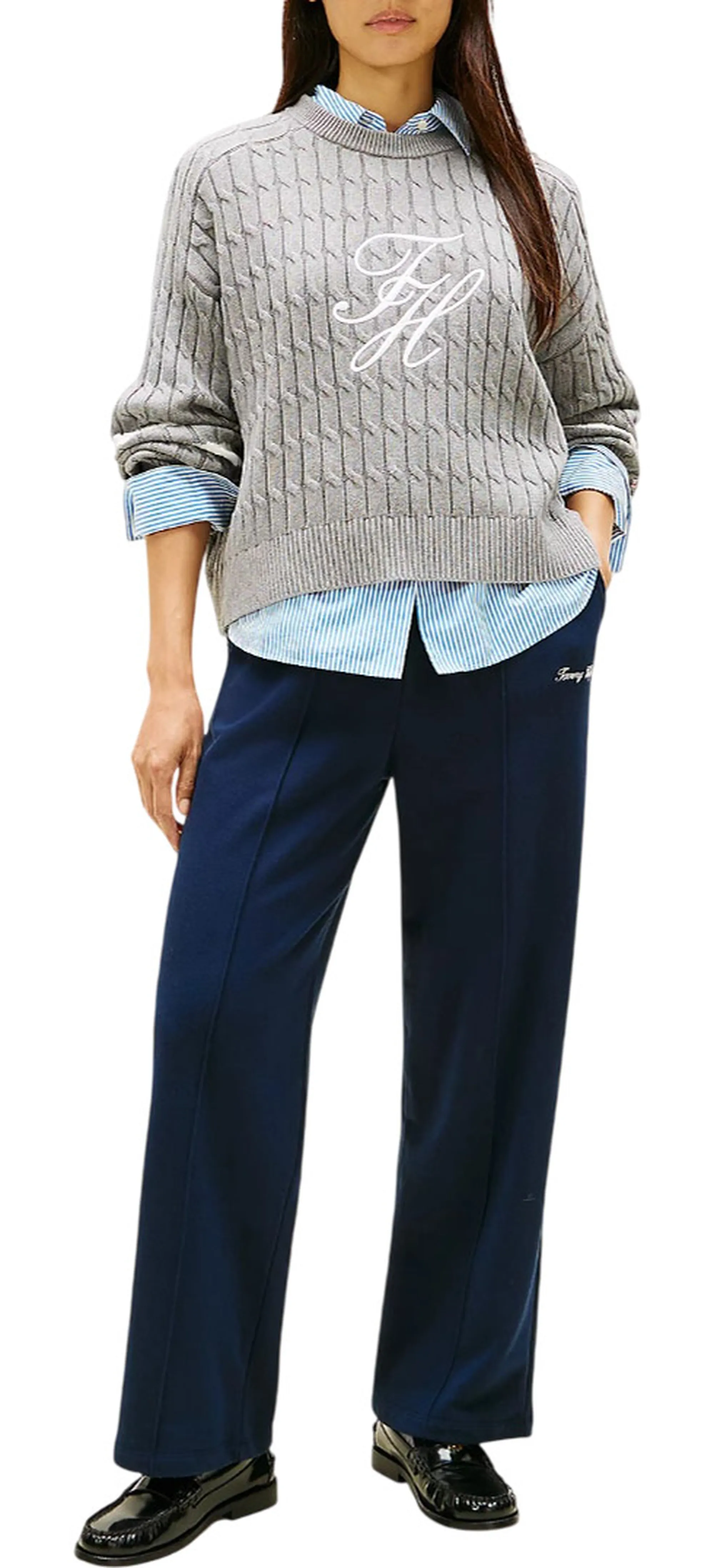 Tommy Hilfiger Pantalone Joggers Blu Ww0Ww48784 170396