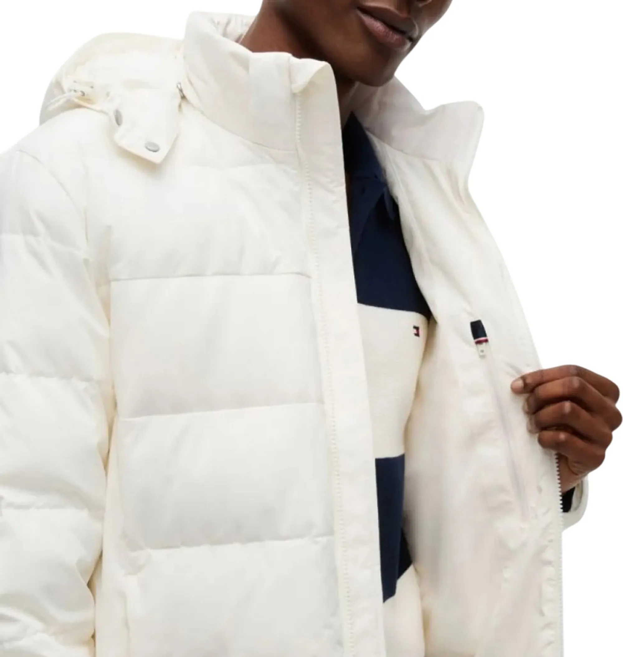 Tommy Hilfiger B'Down Filled Comforter ' Ivory Mw0Mw45273 199411
