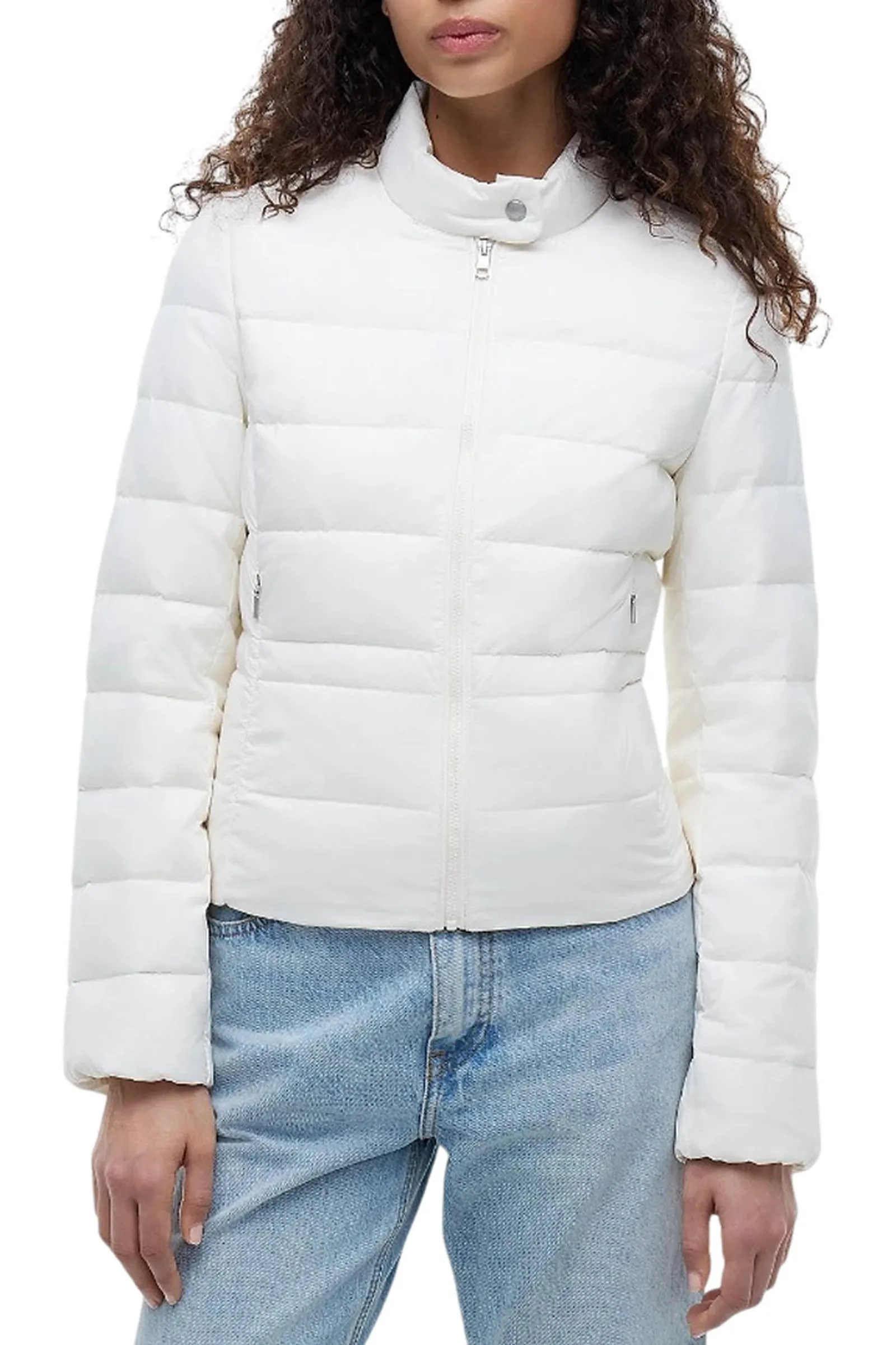 Tommy Hilfiger Piumino Down Packable Avorio Ww0Ww51094 185057