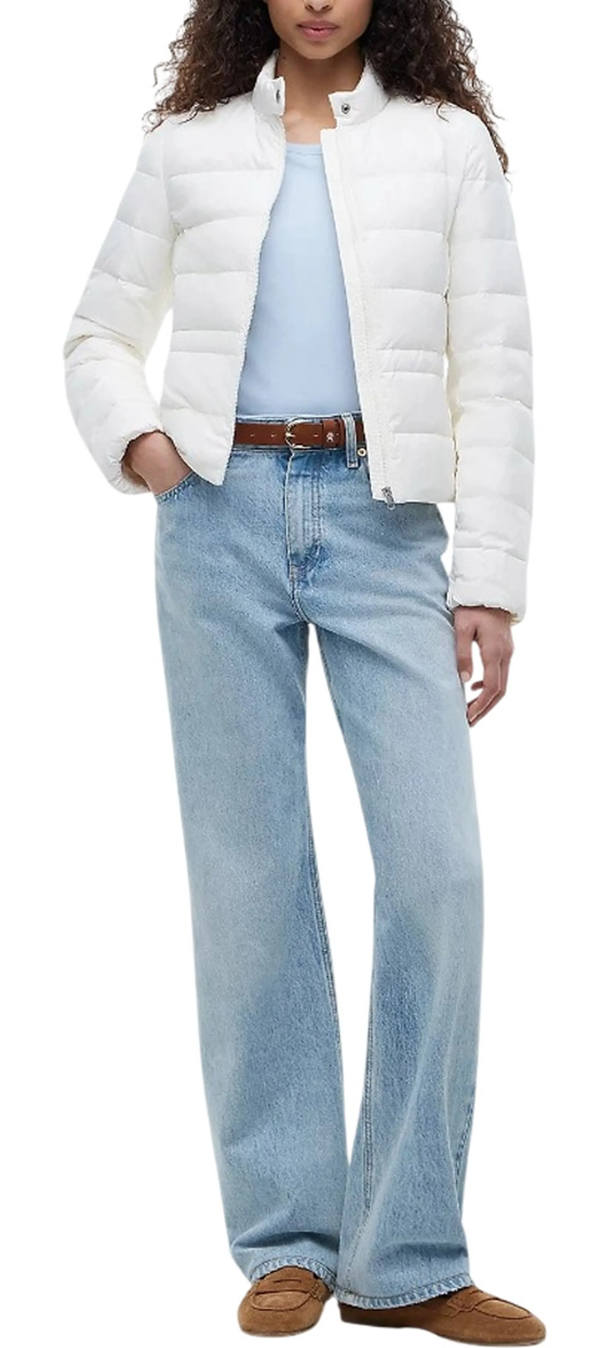 Tommy Hilfiger Piumino Down Packable Avorio Ww0Ww51094 185059