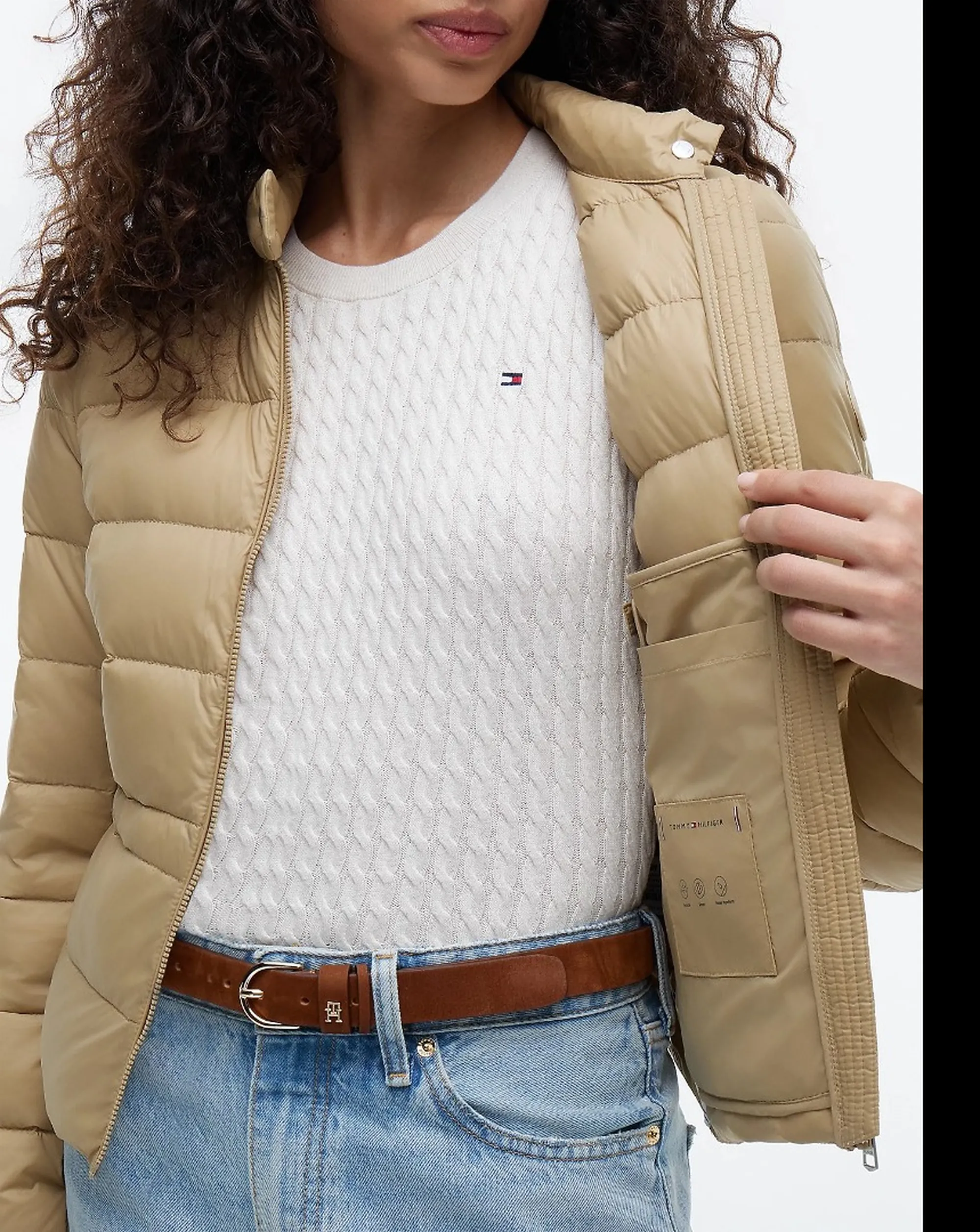 Tommy Hilfiger B'Piumino Down Packable' Camel Ww0Ww51094 184278