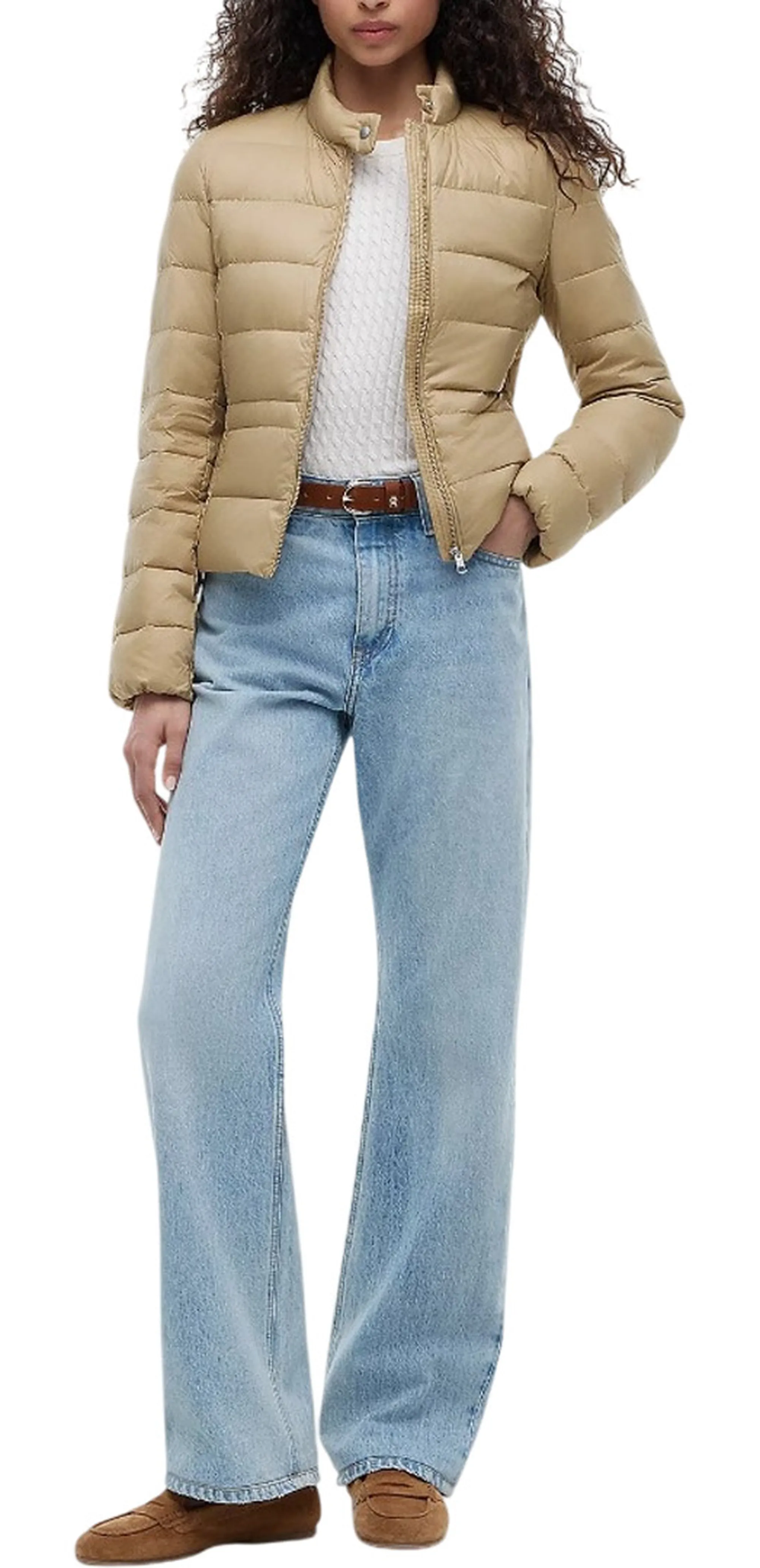 Tommy Hilfiger Piumino Down Packable Cammello Ww0Ww51094 185064