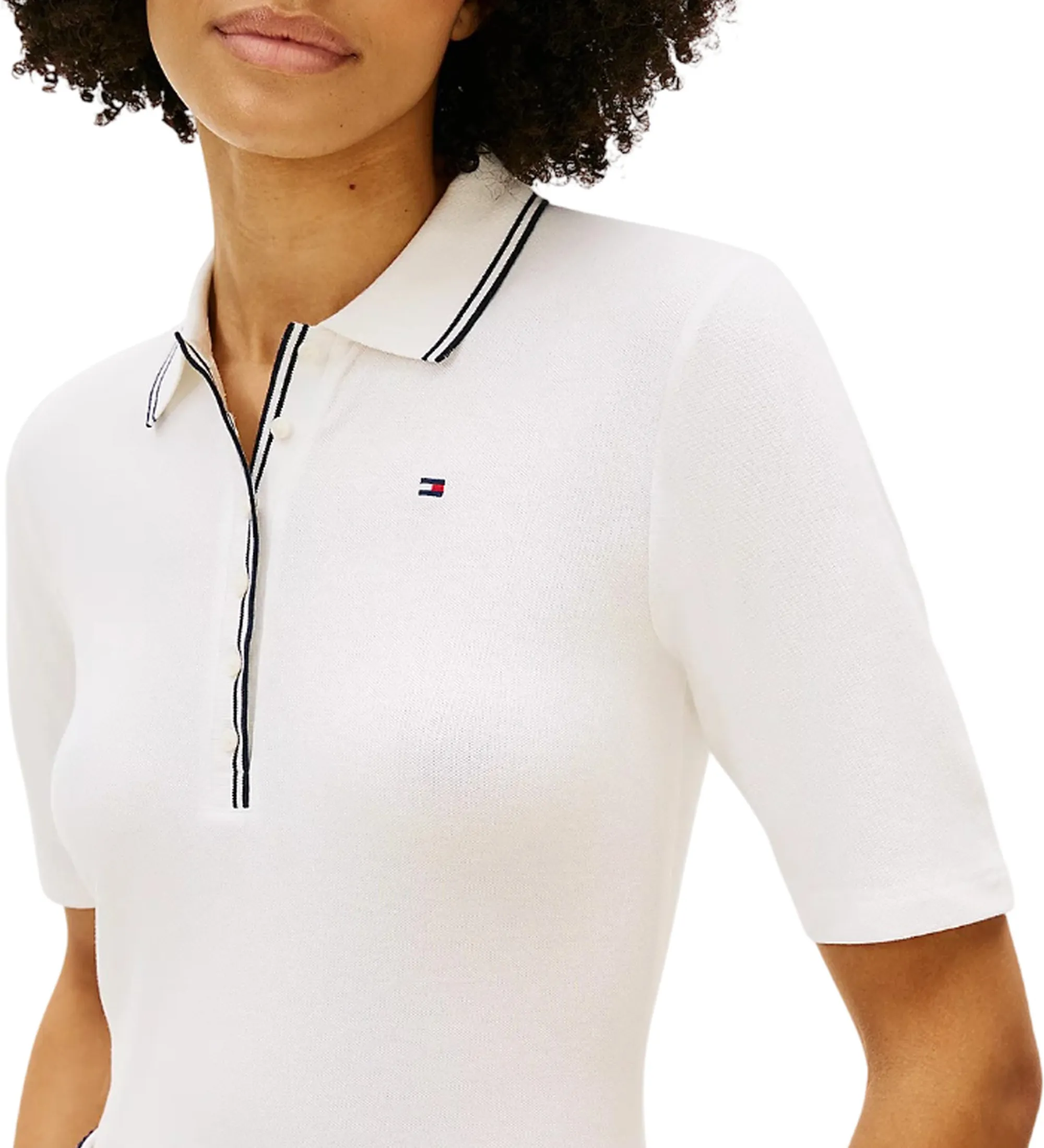 Tommy Hilfiger Polo Bianco Ww0Ww49828 176945