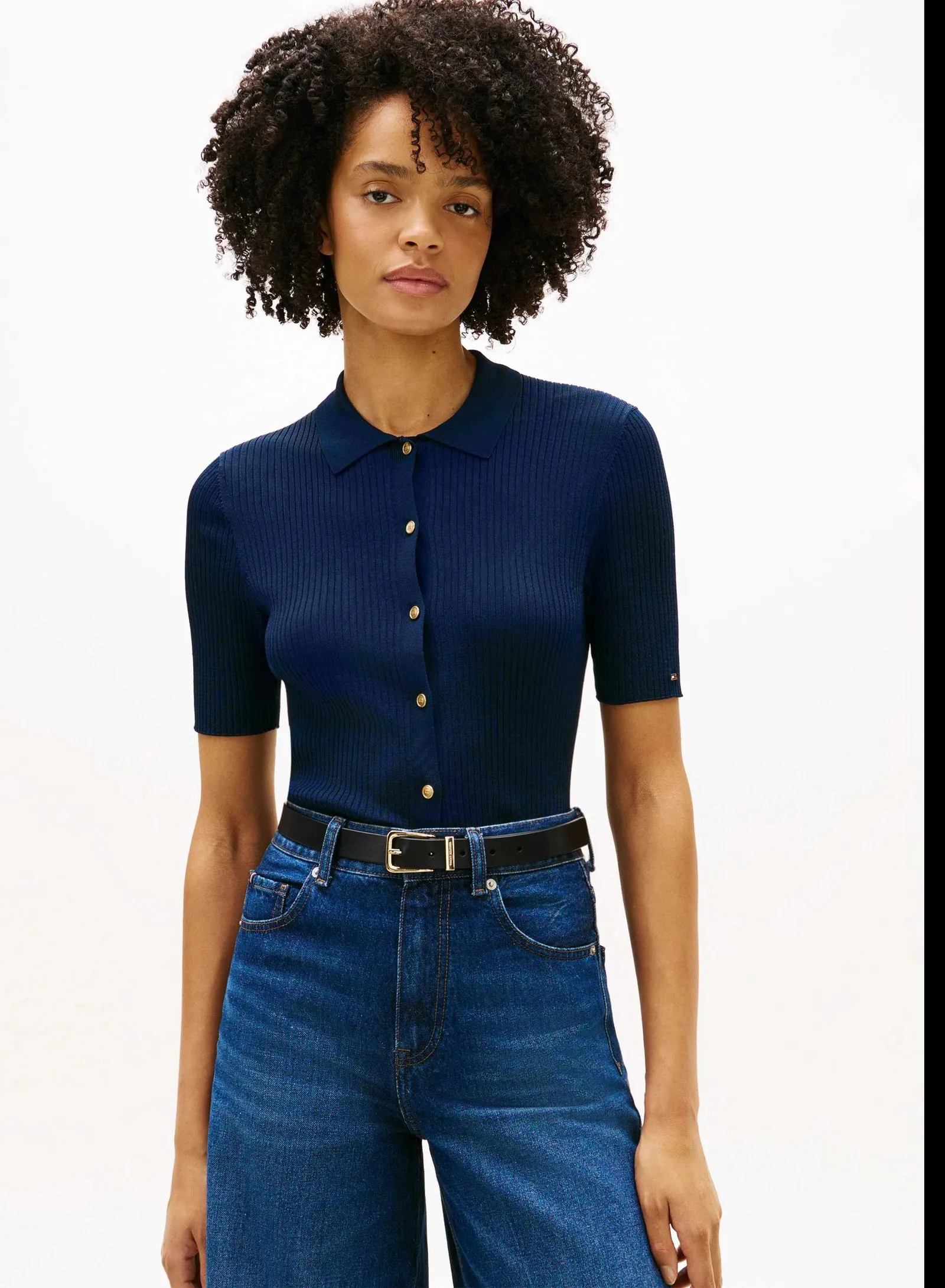 Tommy Hilfiger Polo Blu Ww0Ww48482 169669